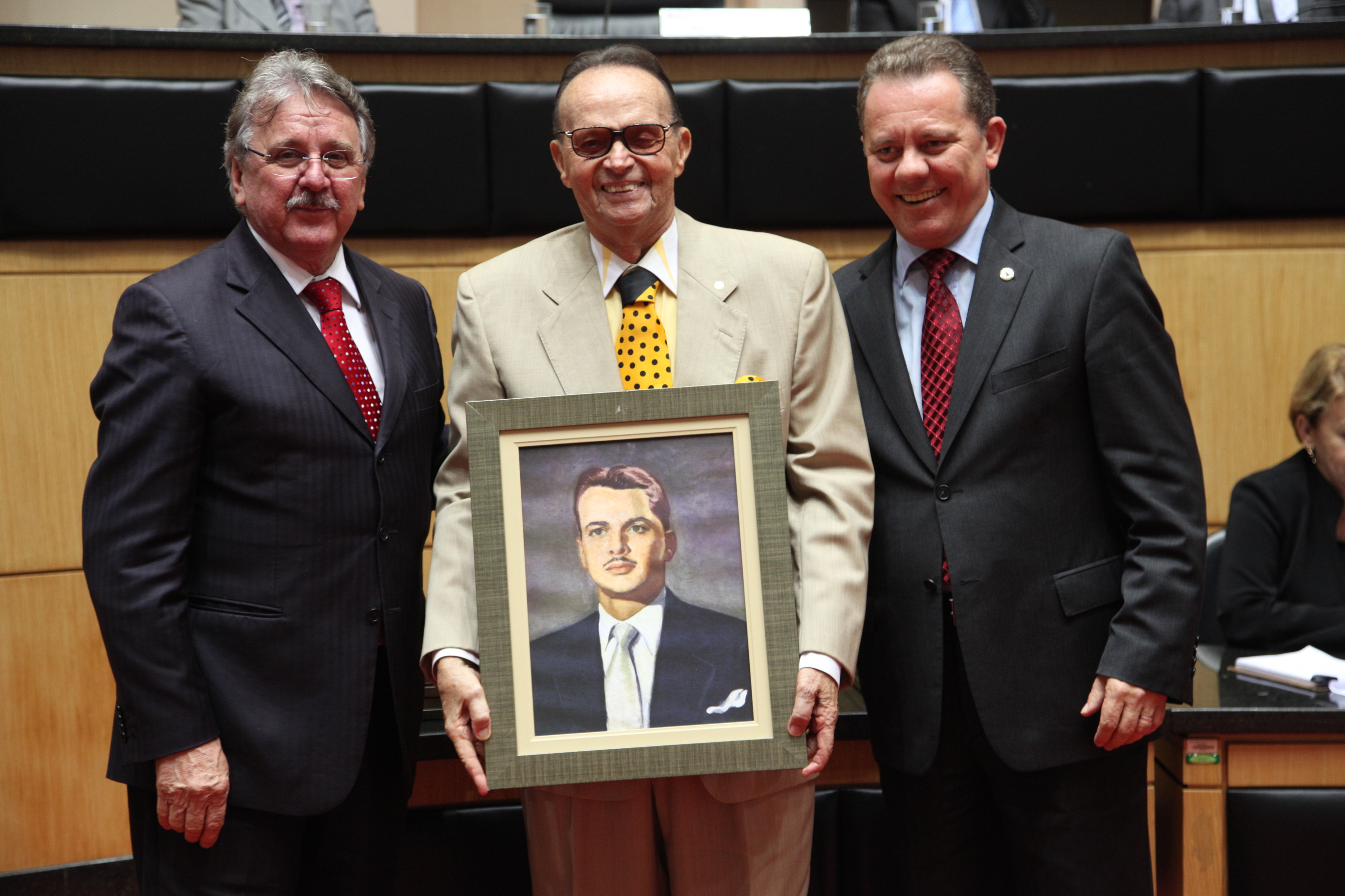 Deputado PAULO KONDER BORNHAUSEN recebe homenagem como Presidente na 3ª Legislatura – 1956