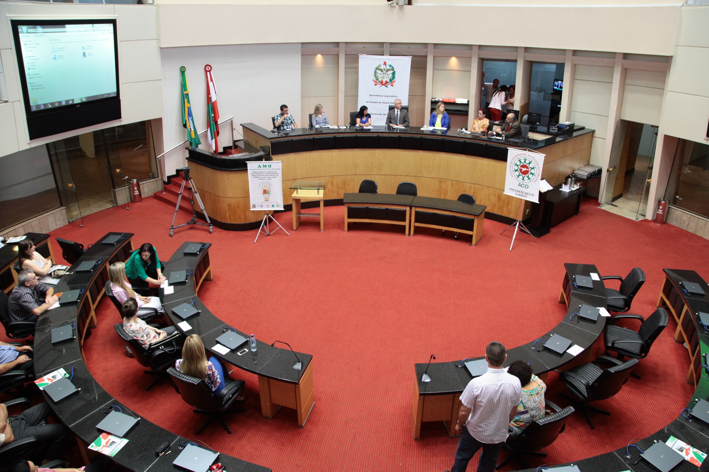 Audiência Pública que tratará sobre a Conscientização da Ostomia em Santa Catarina. Foto: Miriam Zomer/Agência AL