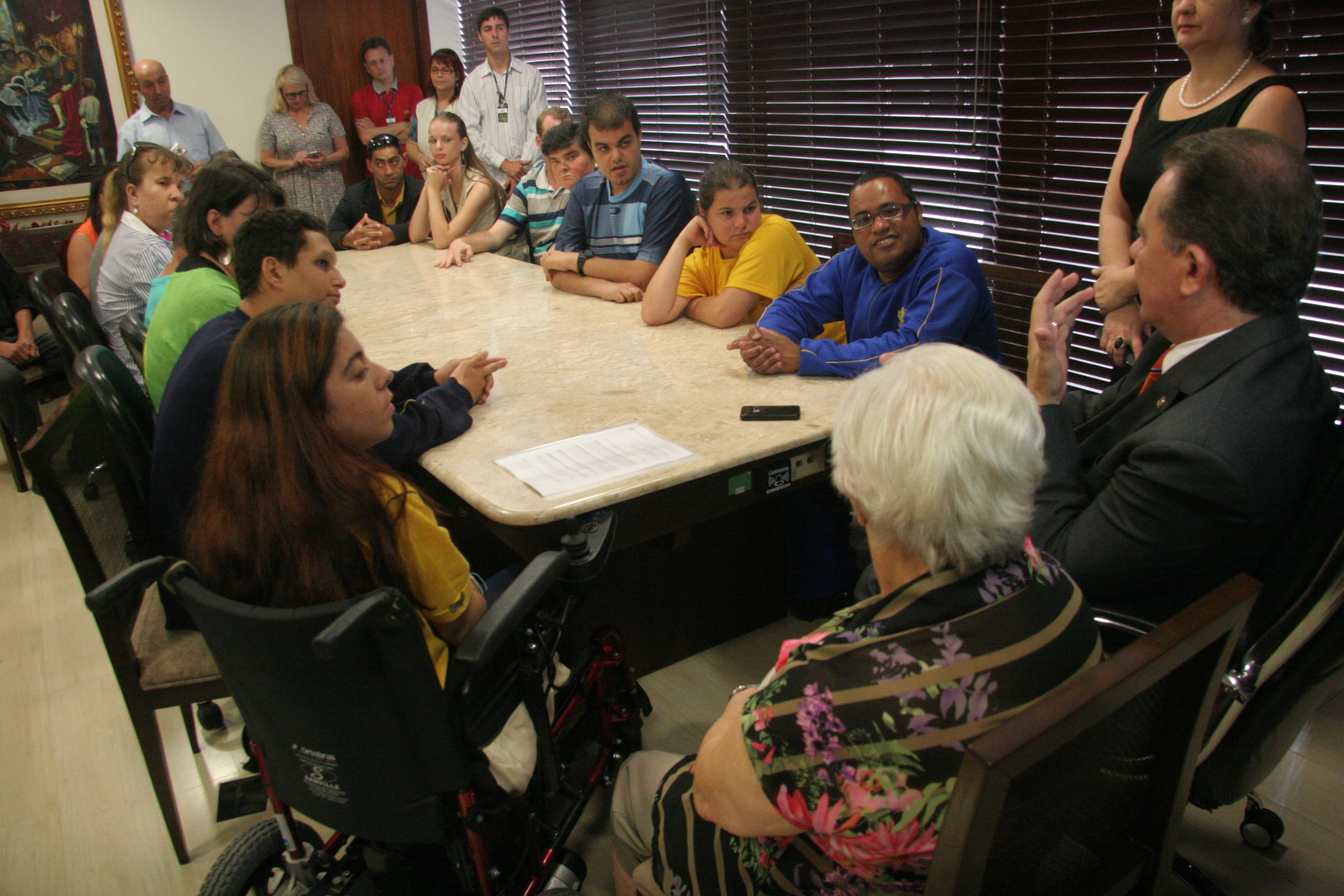 Reunião com Autodefensores das Apaes. Foto: Eduardo Guedes de Oliveira / Agência AL