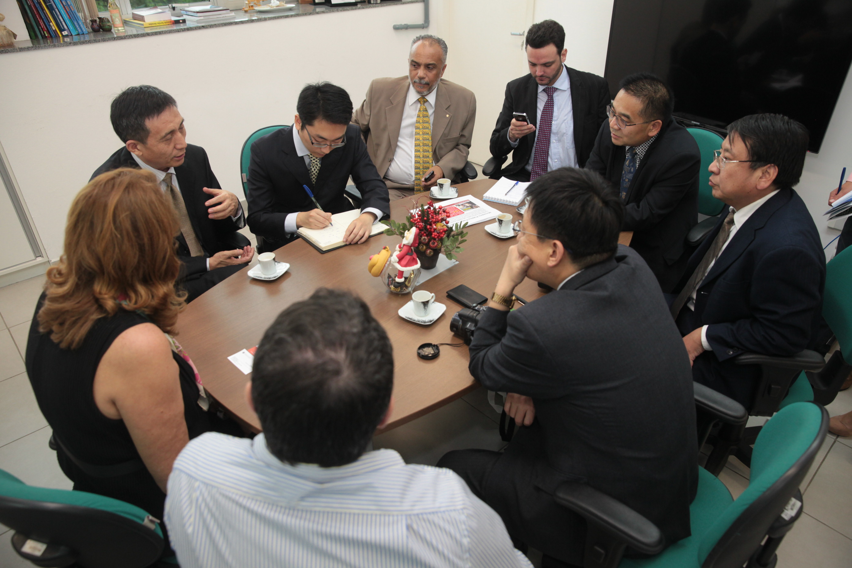 Comitiva Chinesa visita UFSC e IFSC - Foto: Lucas Gabriel Diniz / Agência AL
