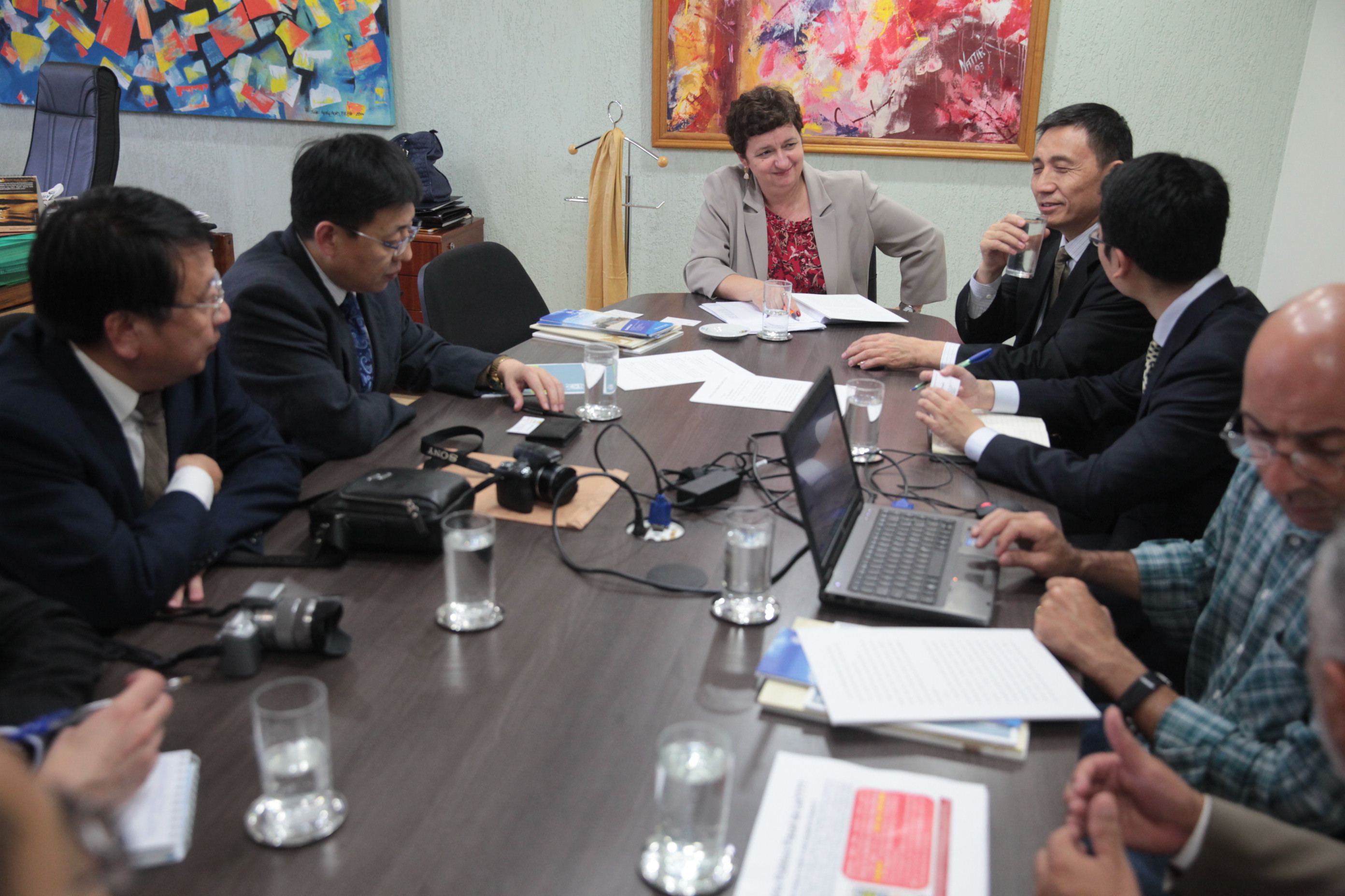 Comitiva Chinesa visita UFSC e IFSC - Foto: Lucas Gabriel Diniz / Agência AL'
