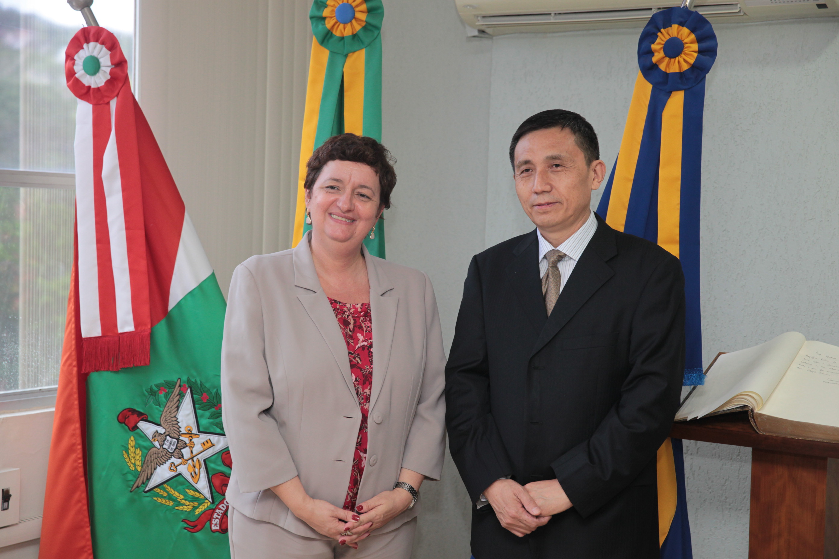 Comitiva Chinesa visita UFSC e IFSC - Foto: Lucas Gabriel Diniz / Agência AL