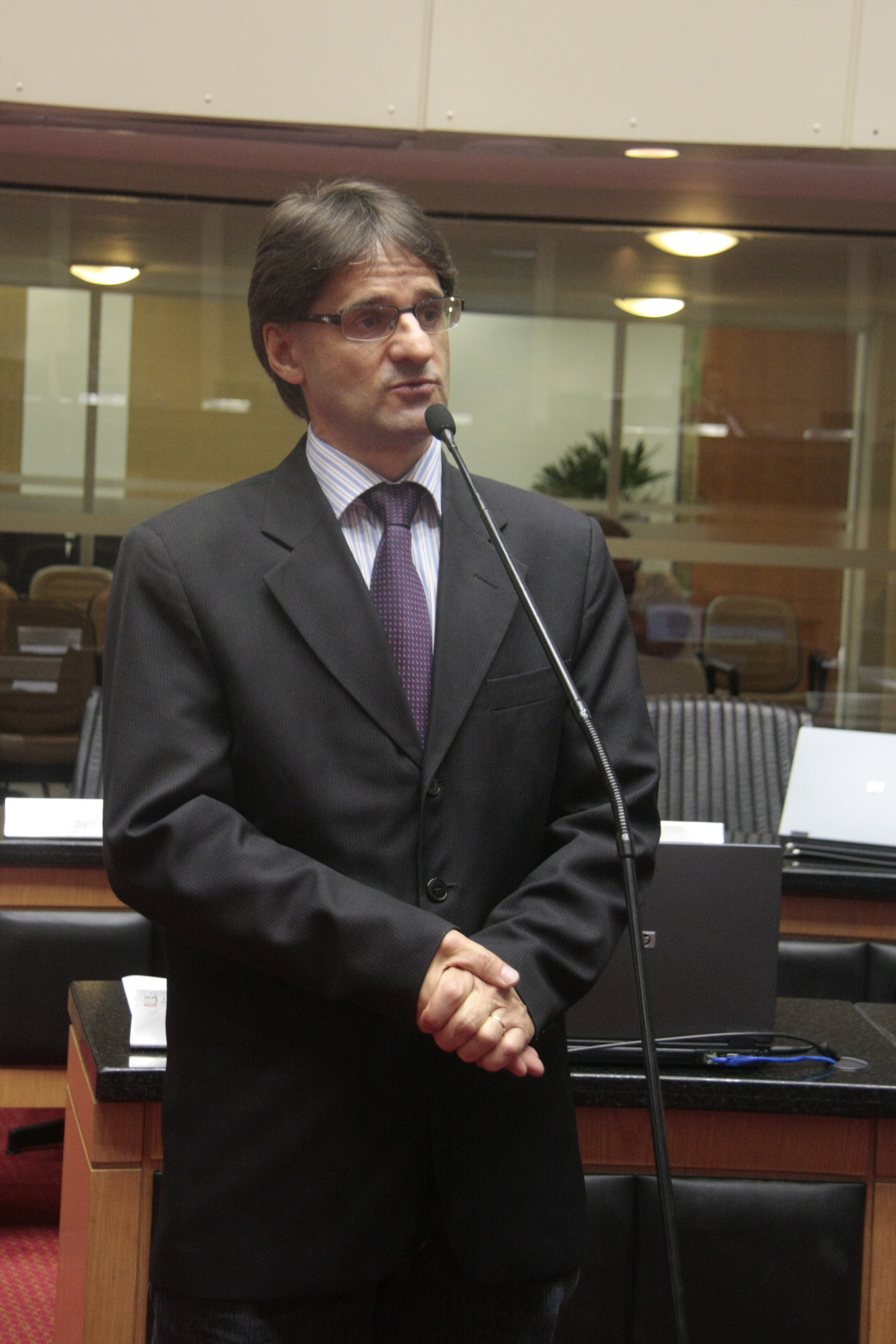 Deputado Neodi Saretta. Sessão Ordinária Plenário Osni Régis. Foto: Leonardo Gonçalves / Agencia AL
