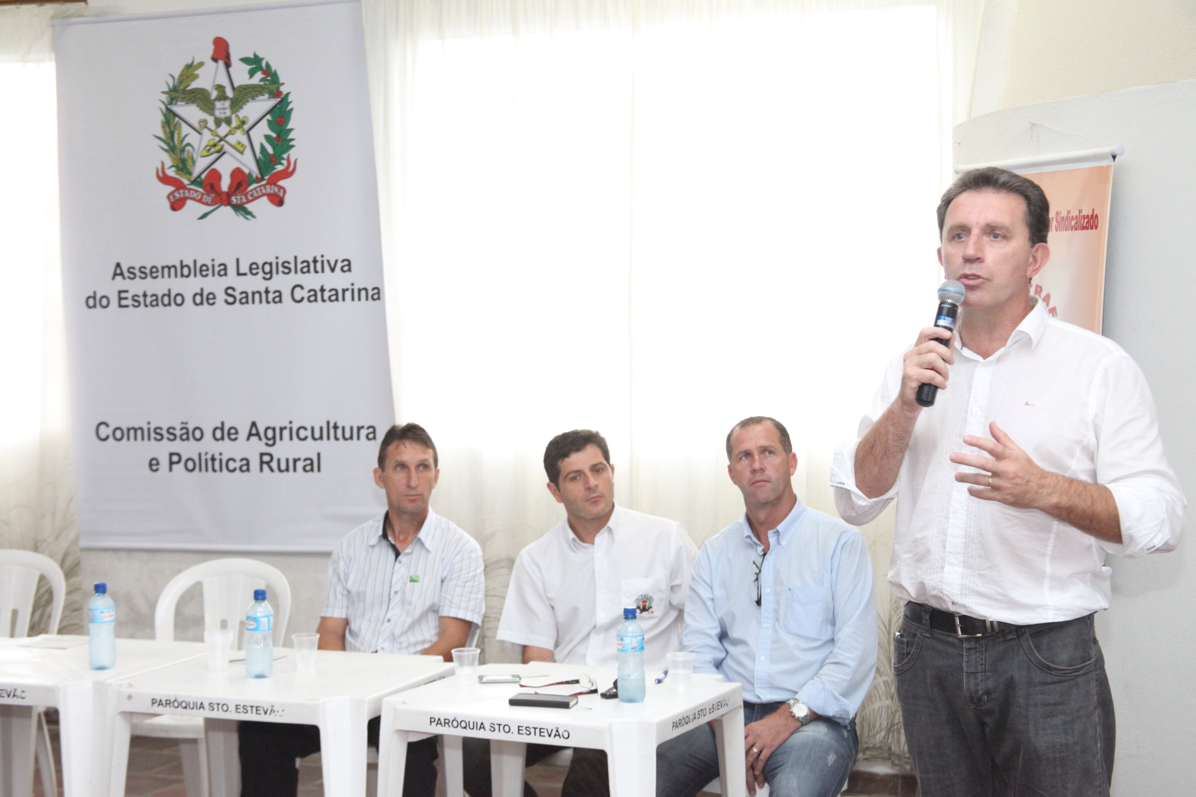 Audiência pública em Ituporanga para discutir o preço e o mercado da cebola. Foto: Fábio Queiroz / Agência AL