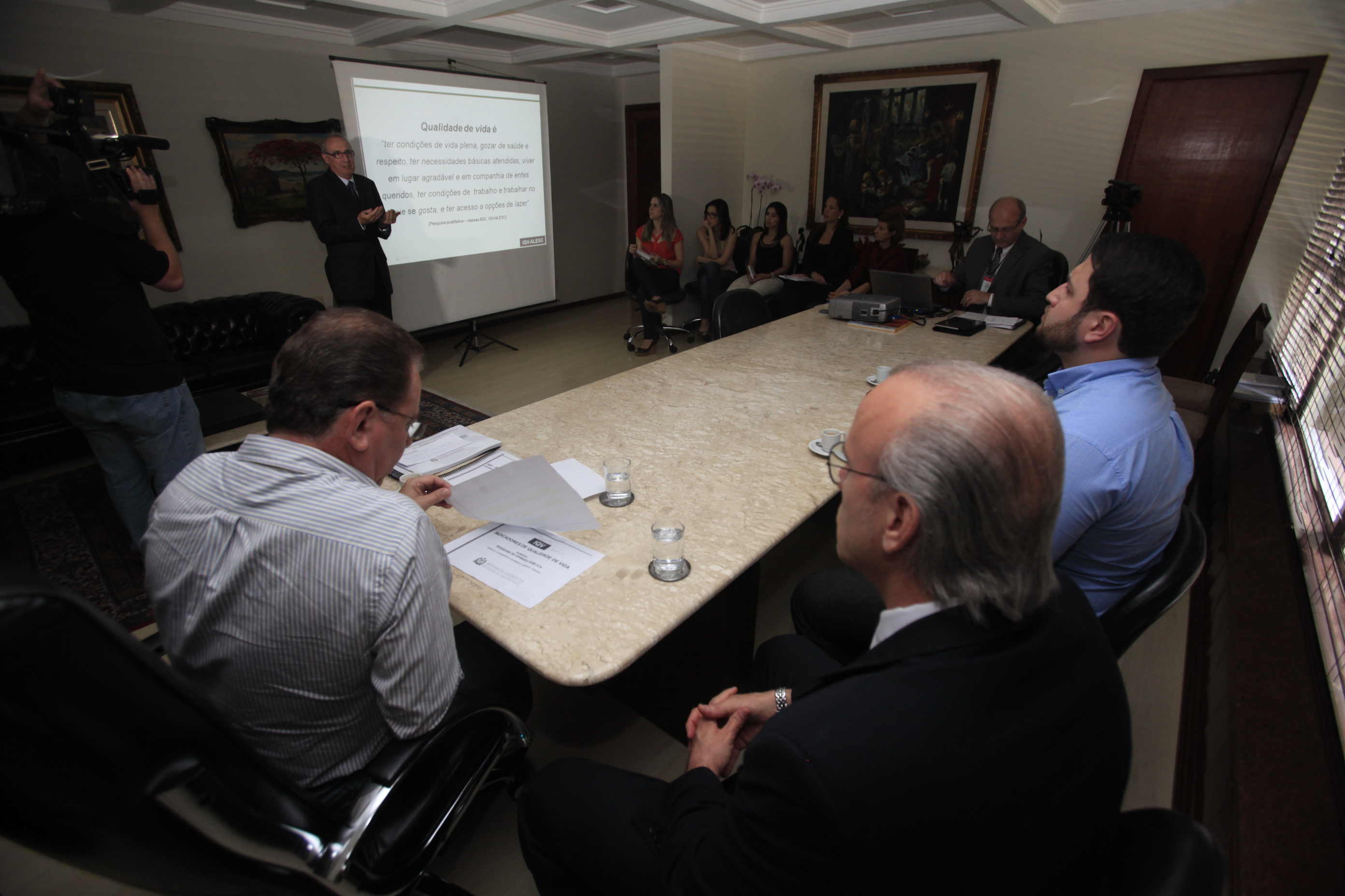 Solenidade de Apresentação do Projeto de Indicadores de Quantidade de Vida - Foto: Carlos Kilian / Agência AL