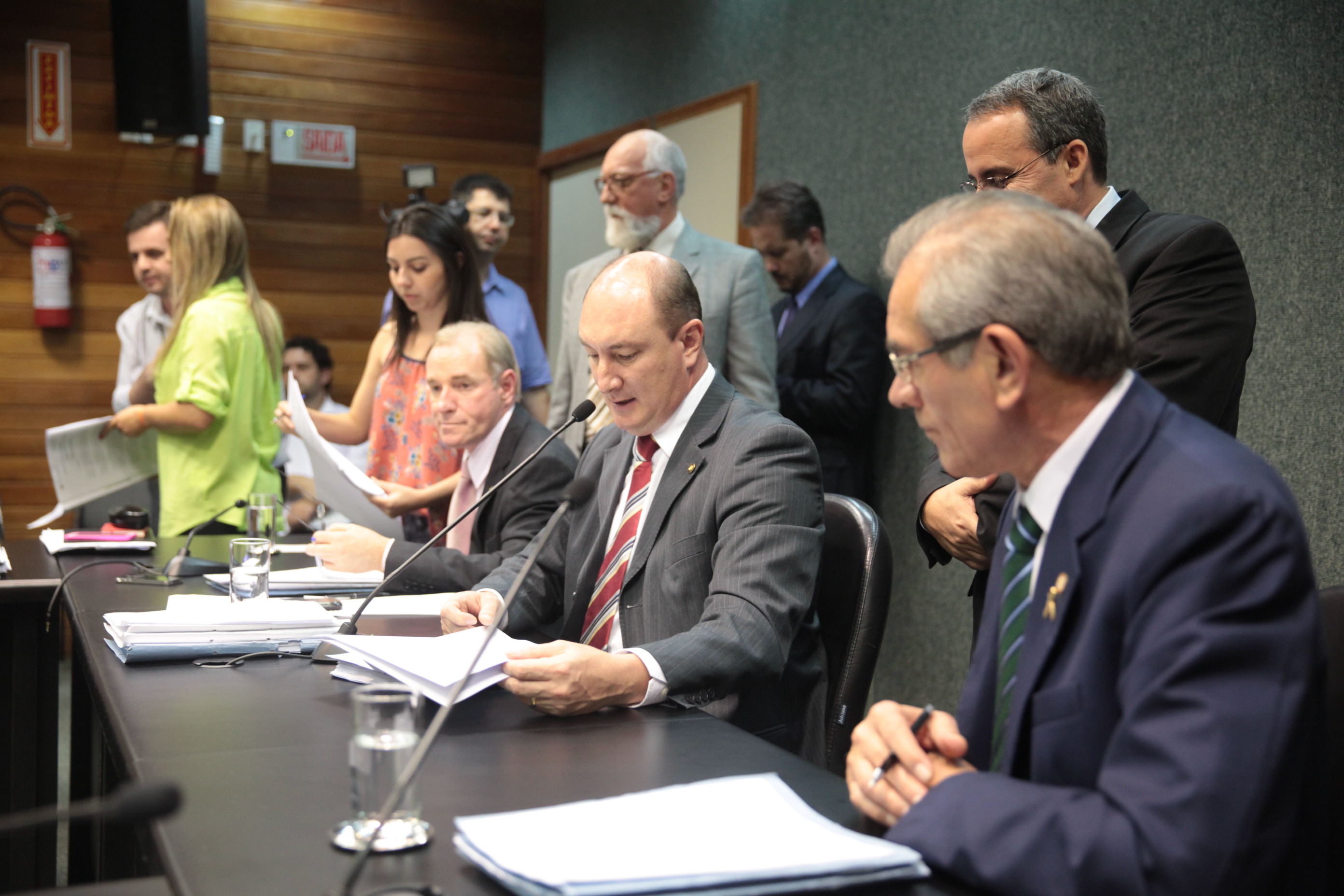 Reunião da Comissão de Constituição e Justiça - Foto: Lucas Gabriel Diniz / Agência AL