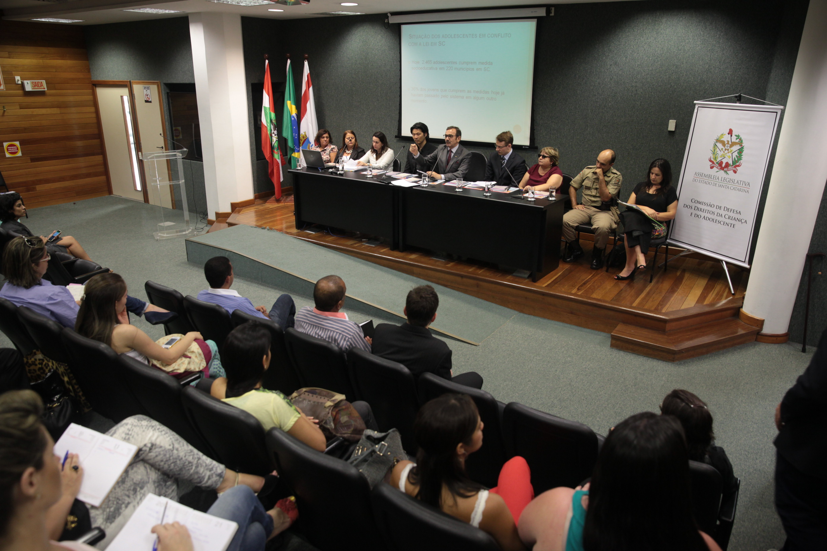 Audiência Pública da Comissão de Defesa dos Direitos da Criança e do Adolescente. Foto: Lucas Gabriel Diniz / Agência AL