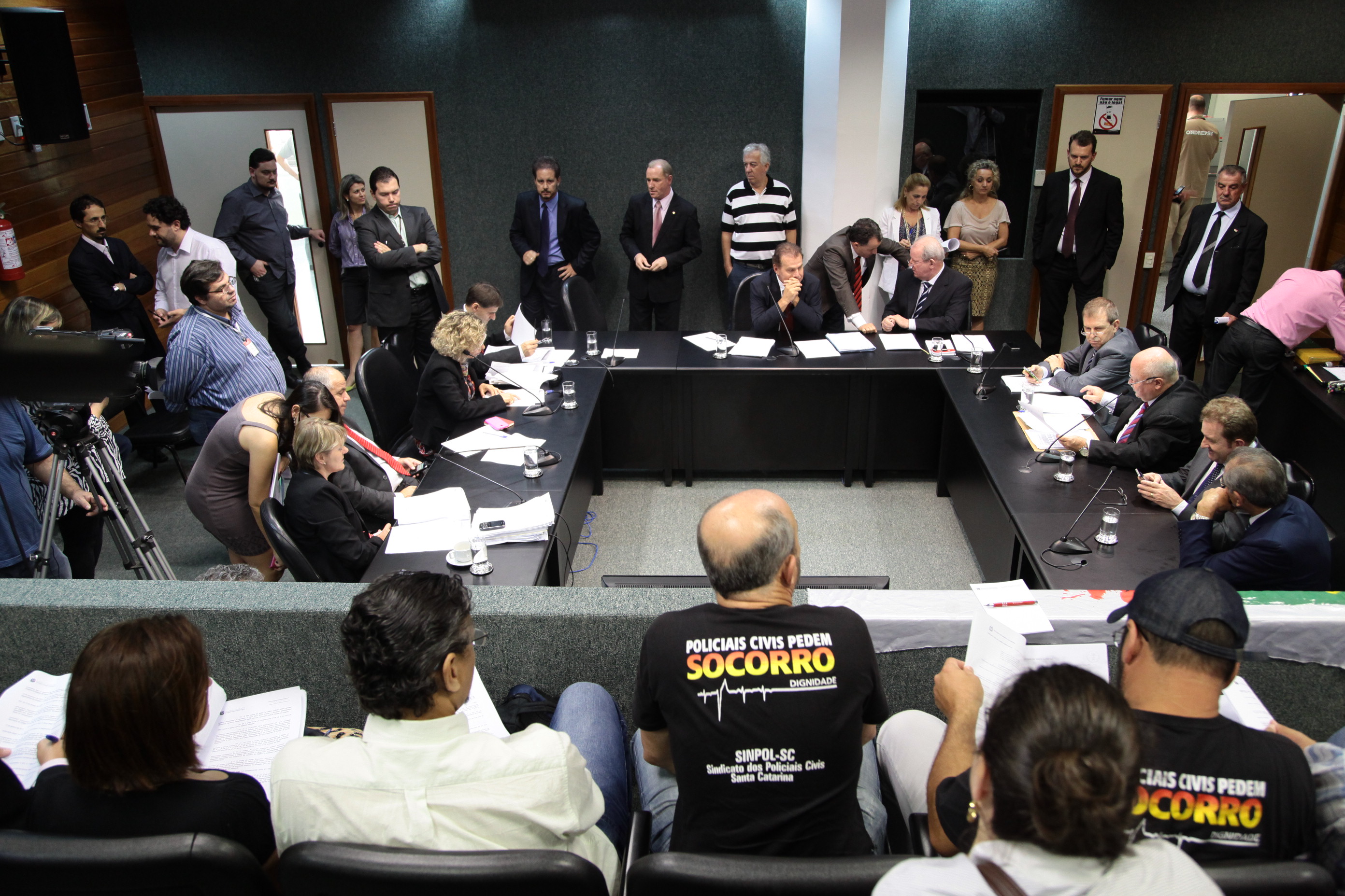Reunião Conjuntas das Comissões. Foto: Miriam Zomer/ Agência AL