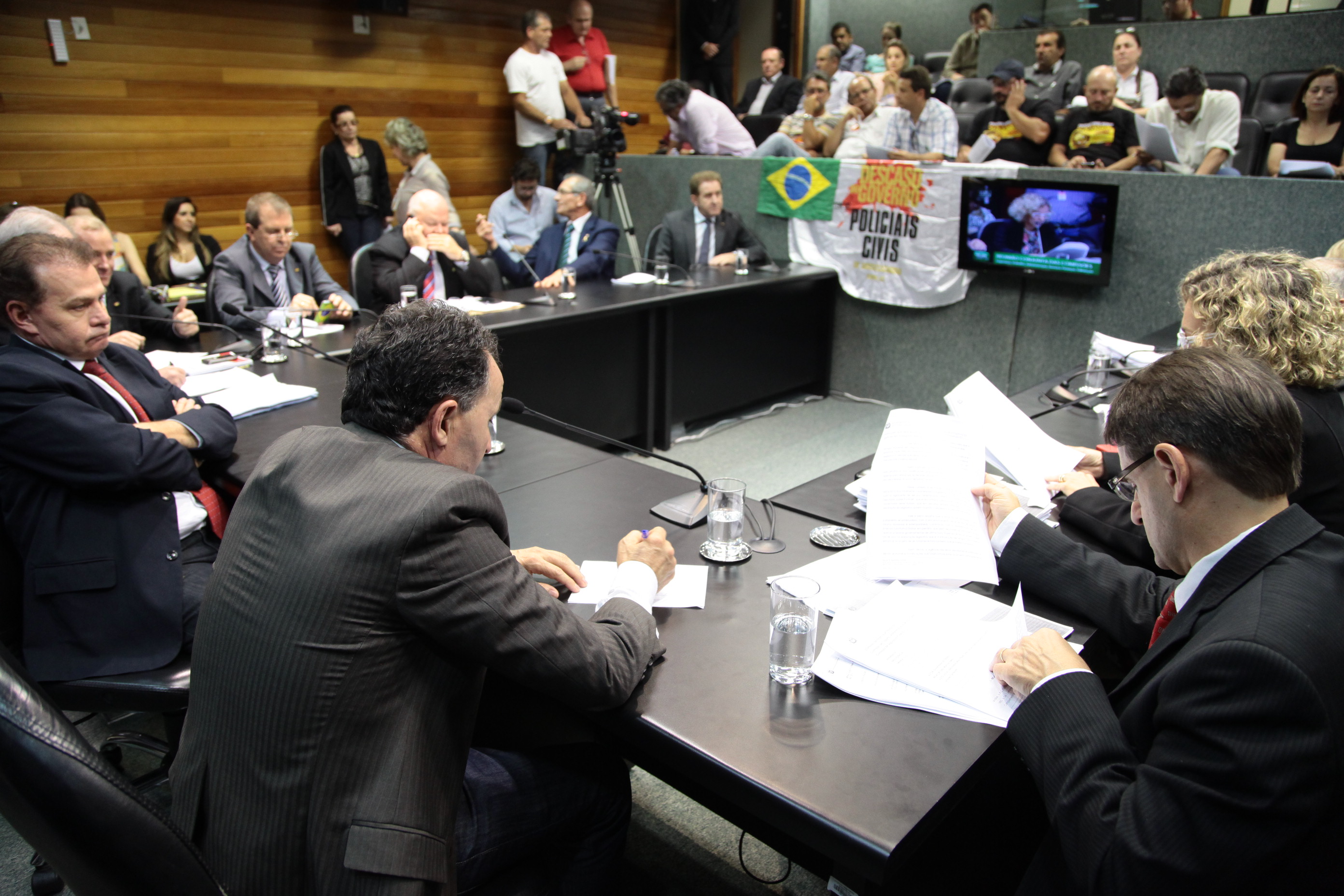 Reunião Conjuntas das Comissões. Foto: Miriam Zomer/ Agência AL