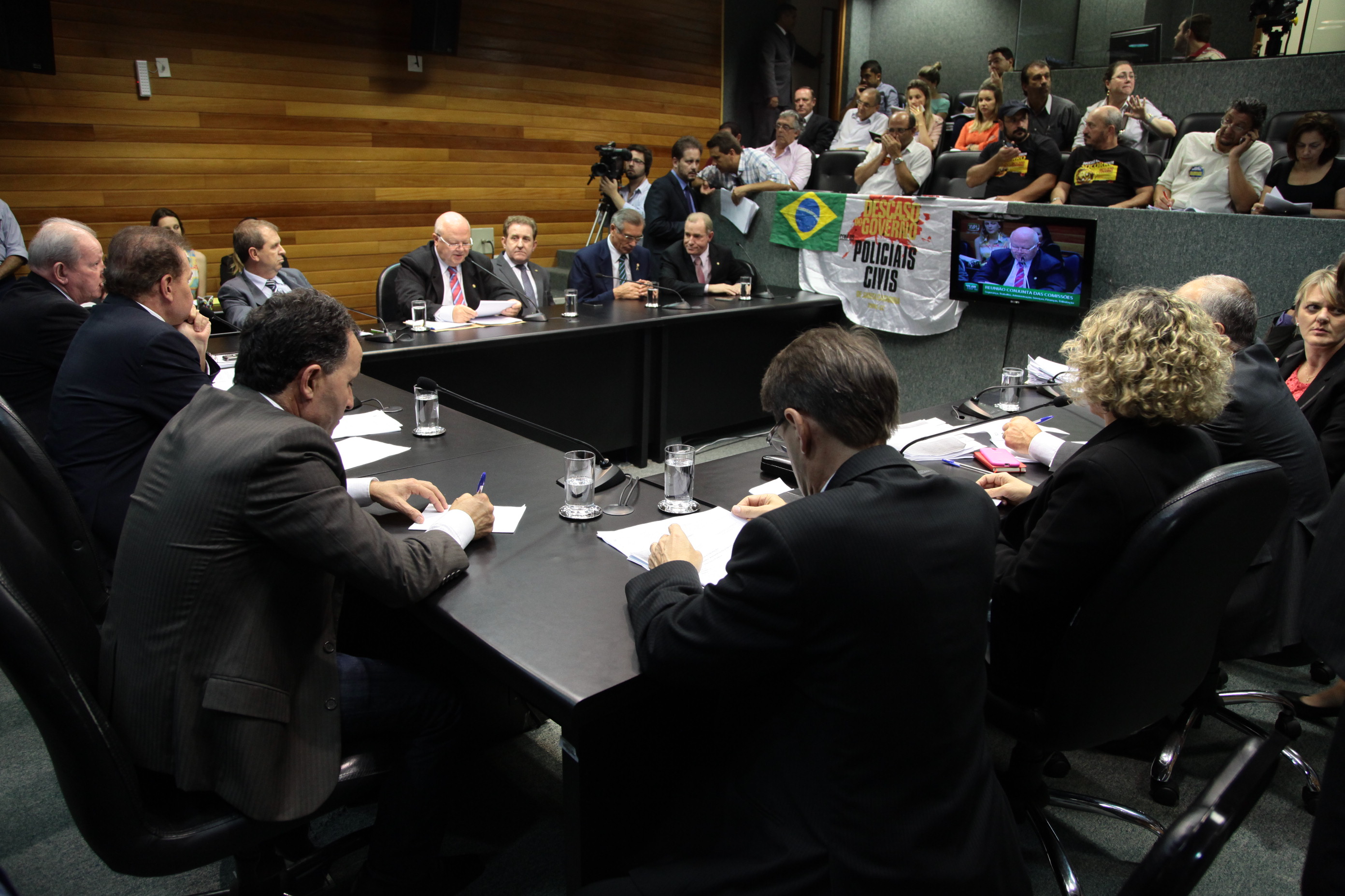 Reunião Conjuntas das Comissões. Foto: Miriam Zomer/ Agência AL