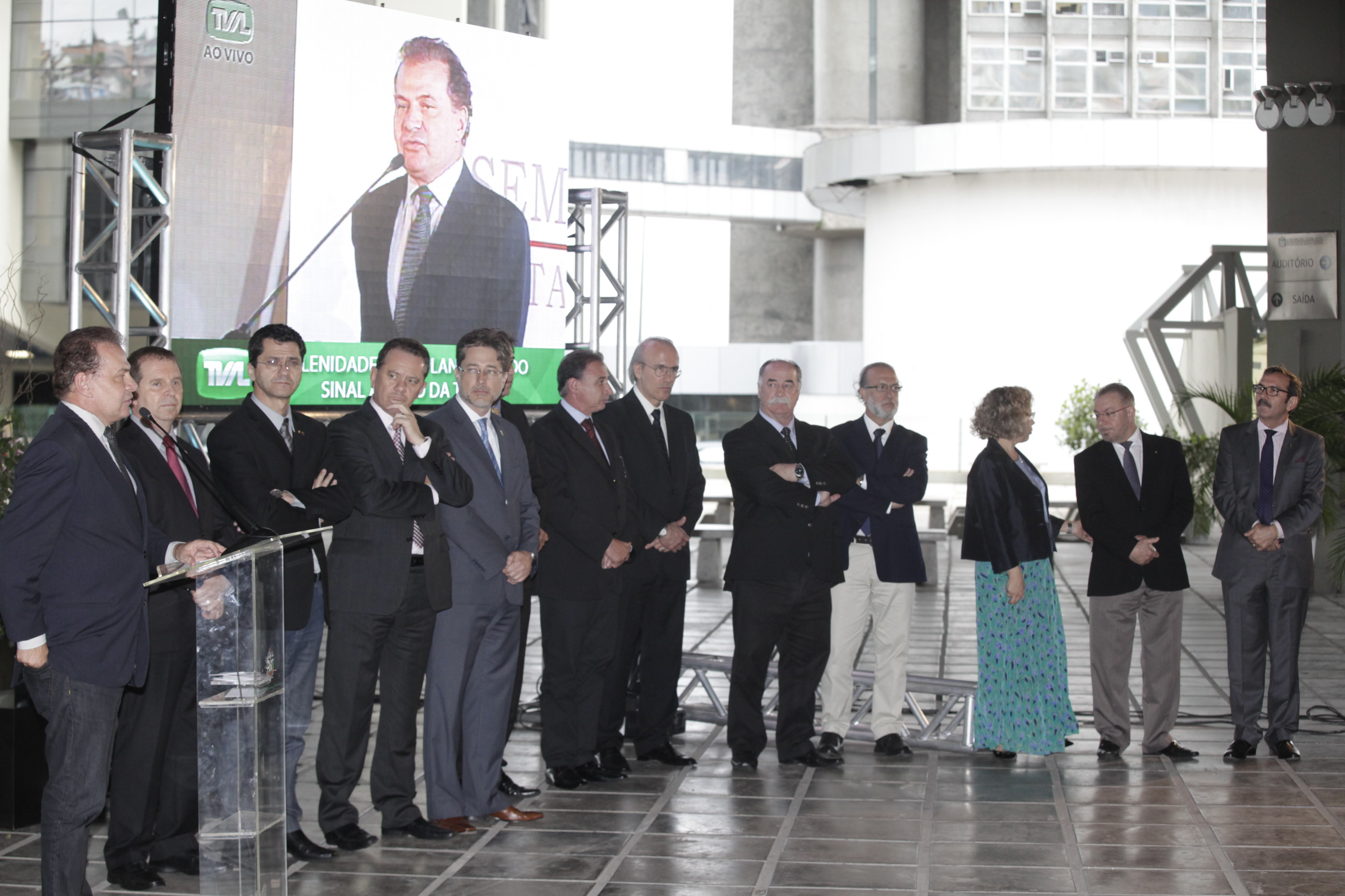 Cerimonia de Lançamento de Sinal Aberto da TVAL     Foto Carlos Kilian/Agencia AL