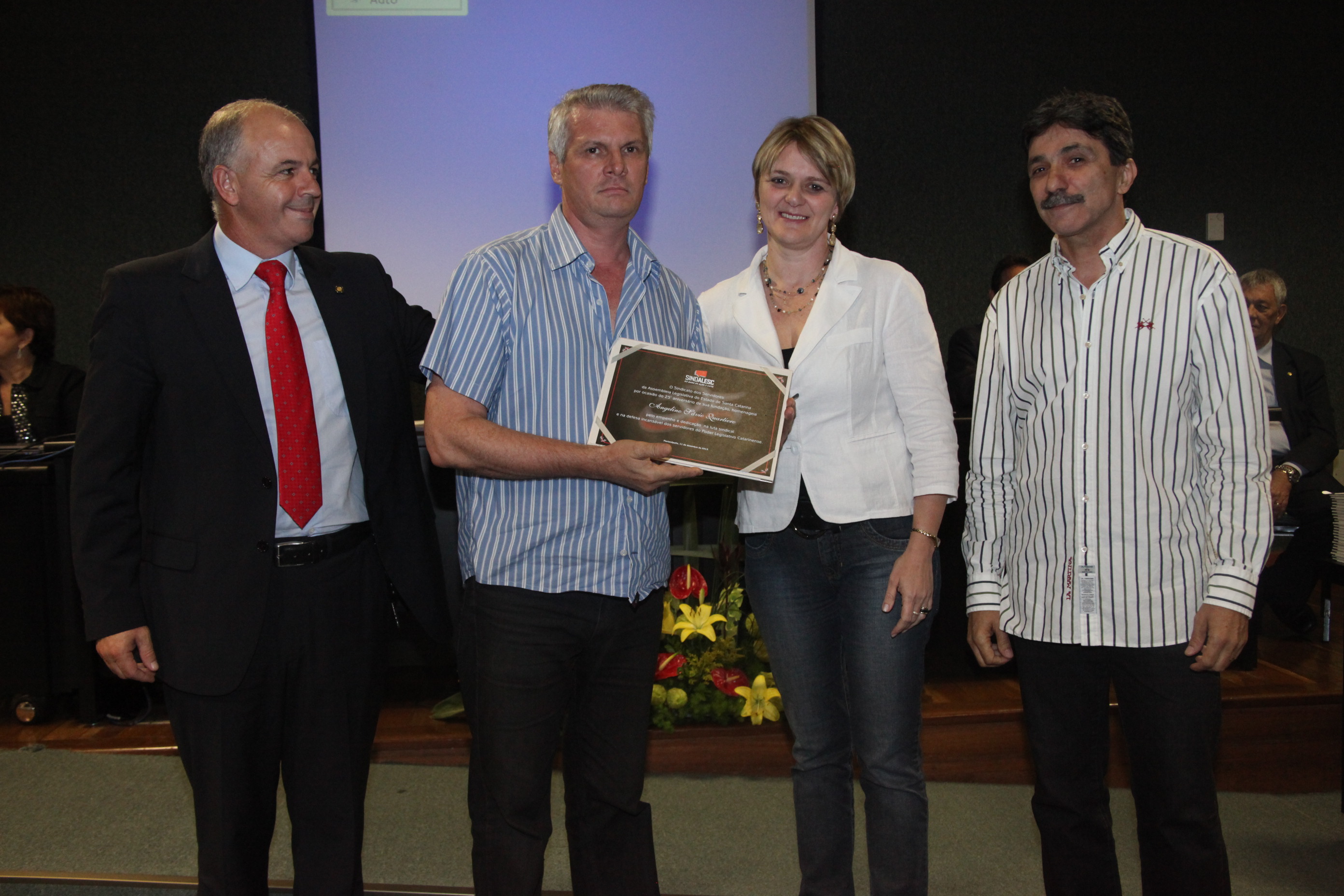 Homenagem 25 Anos Sindalesc. Foto: Fábio Queiroz / Agência AL