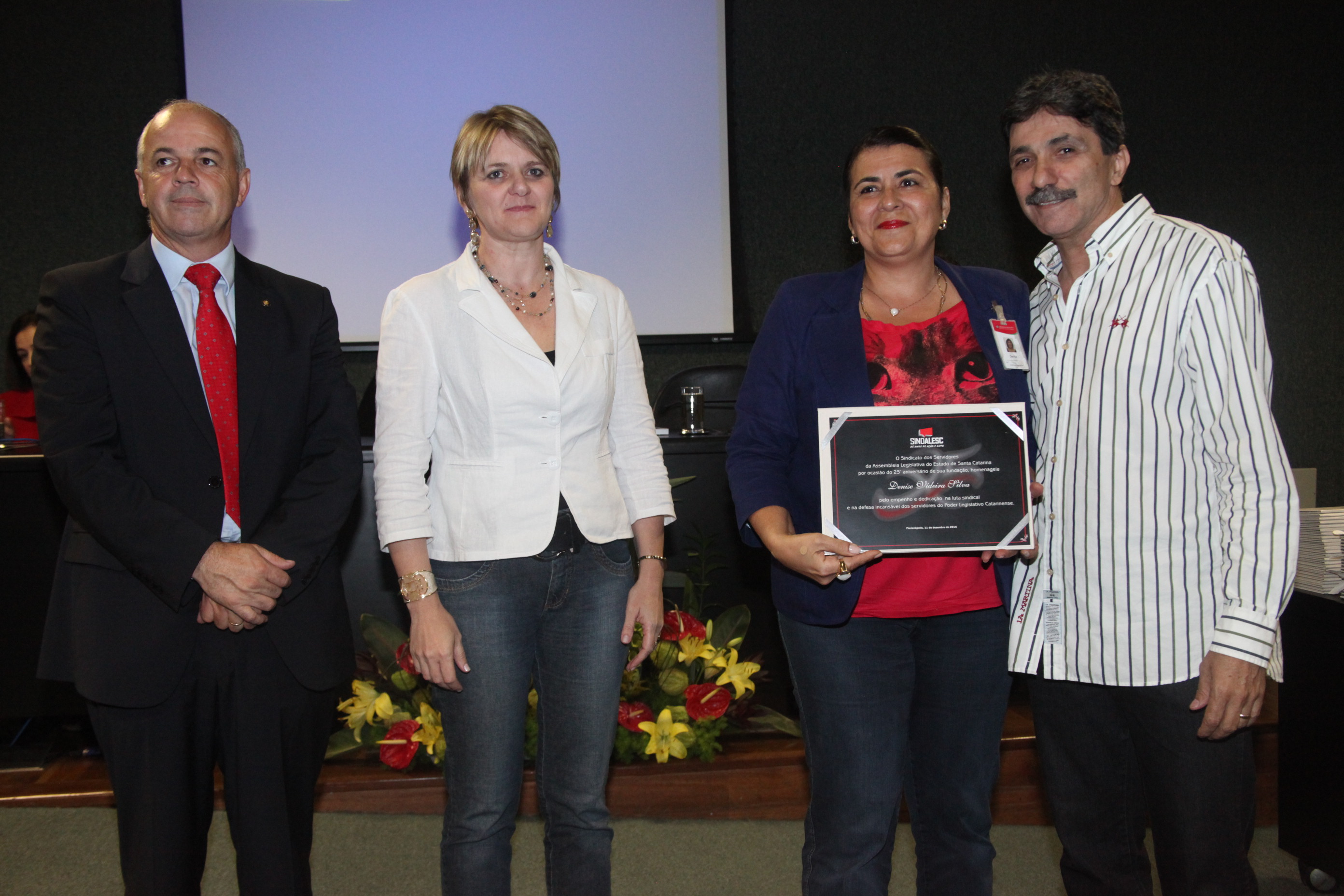 Homenagem 25 Anos Sindalesc. Foto: Fábio Queiroz / Agência AL