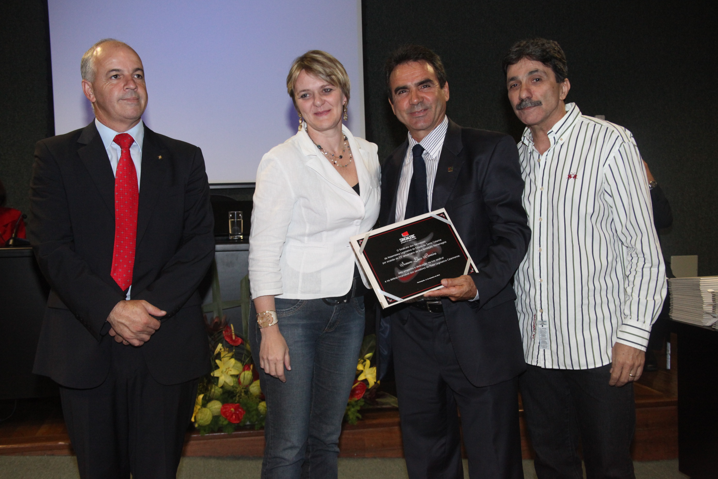 Homenagem 25 Anos Sindalesc. Foto: Fábio Queiroz / Agência AL