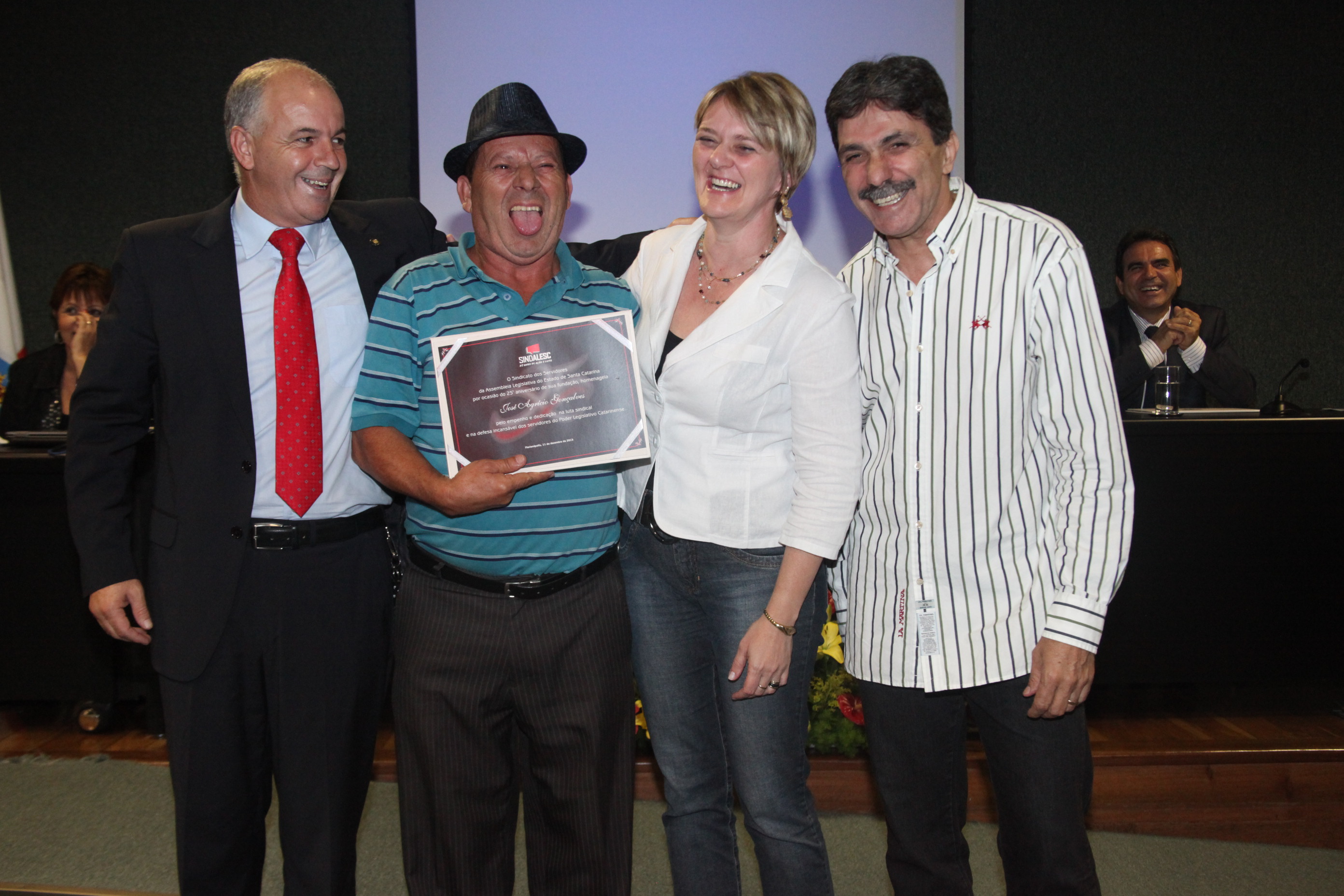 Homenagem 25 Anos Sindalesc. Foto: Fábio Queiroz / Agência AL