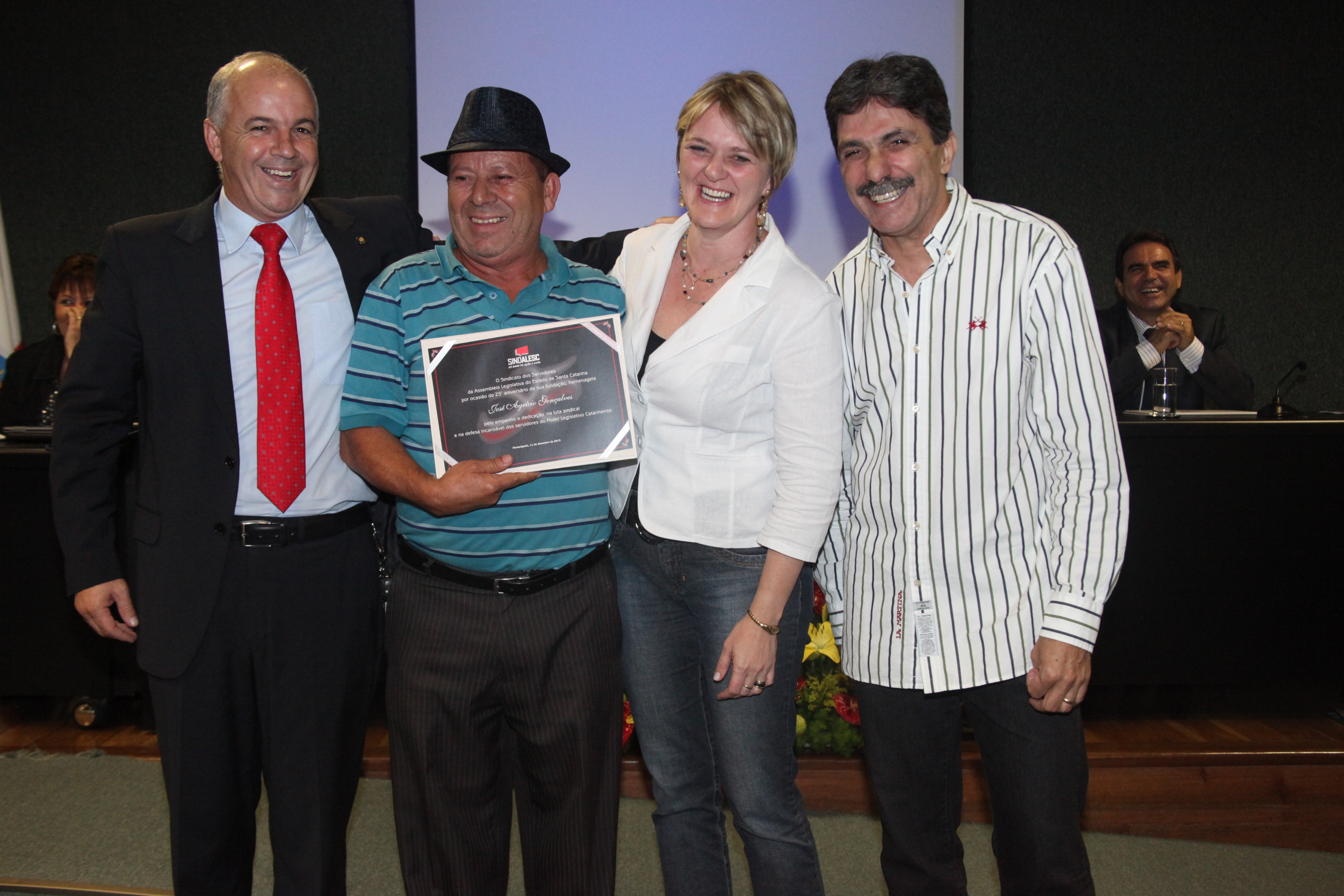 Homenagem 25 Anos Sindalesc. Foto: Fábio Queiroz / Agência AL