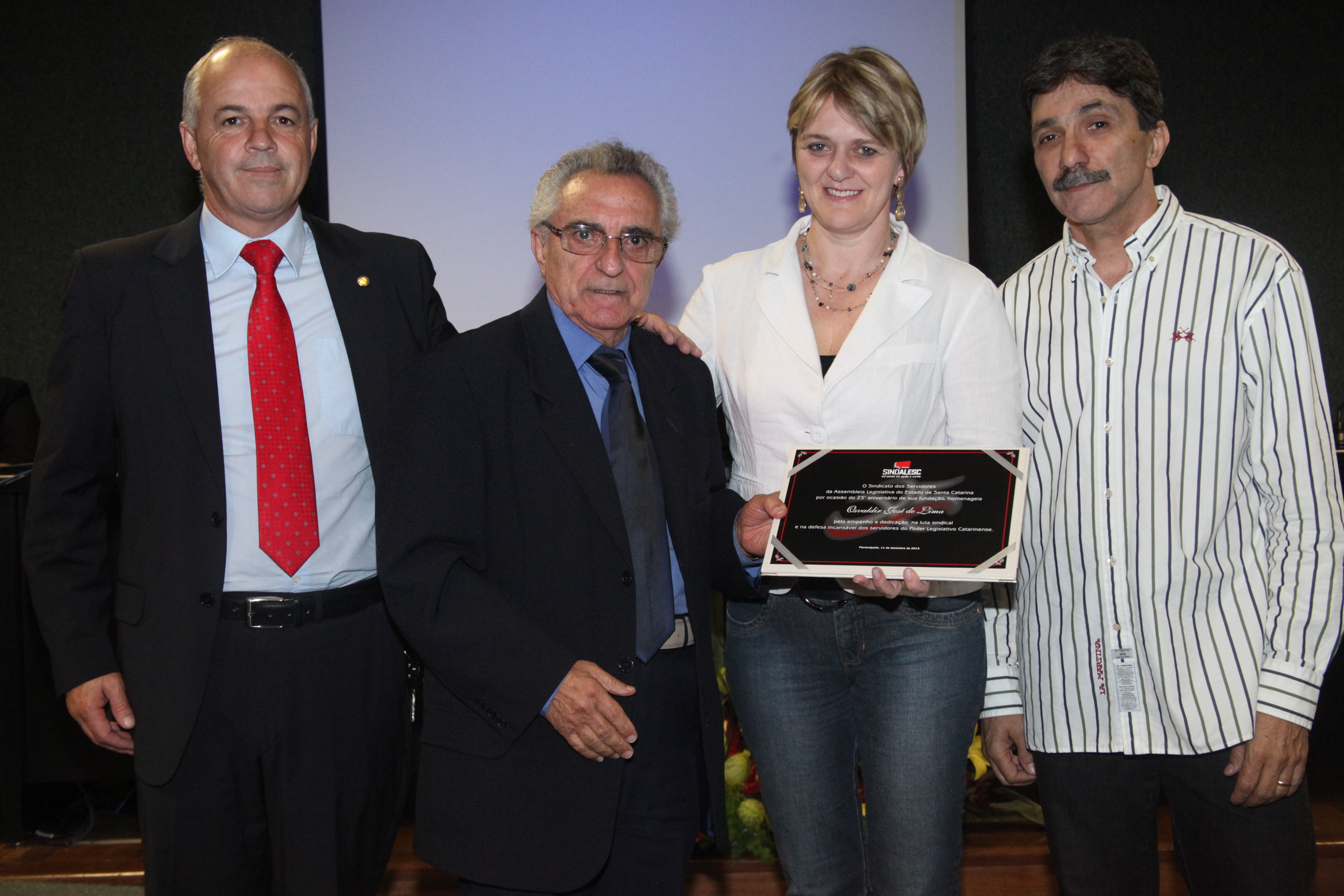 Homenagem 25 Anos Sindalesc. Foto: Fábio Queiroz / Agência AL
