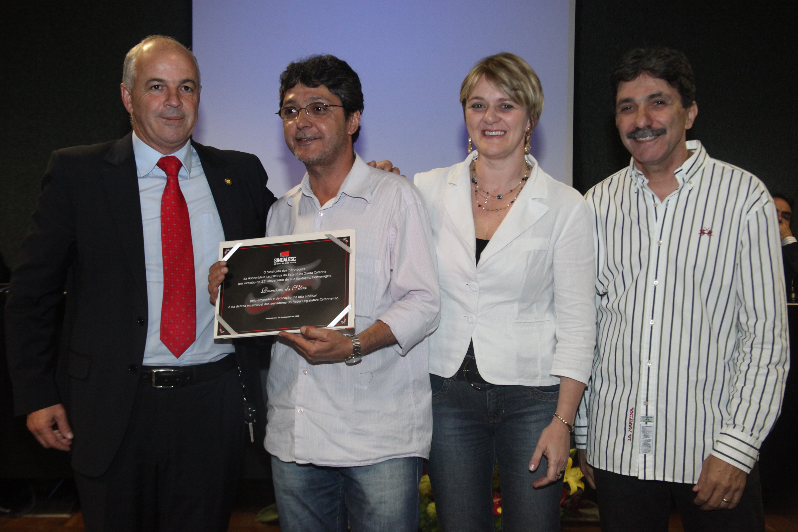 Homenagem 25 Anos Sindalesc. Foto: Fábio Queiroz / Agência AL