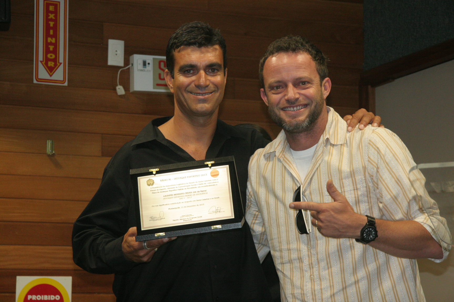 Homenagem a Dê da Barra Neves - Rádio AL Homenageia Esportistas Catarinenses - Foto: Eduardo Guedes de Oliveira/Agência AL