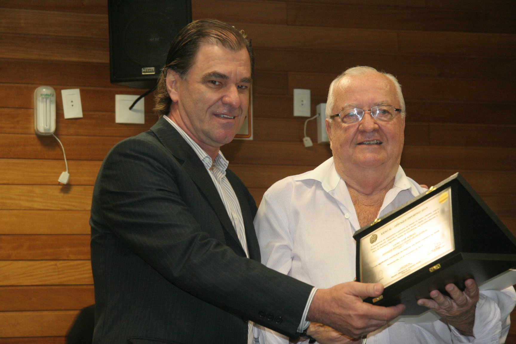 Homenagem a Lauro Burigo - Rádio AL Homenageia Esportistas Catarinenses - Foto: Eduardo Guedes de Oliveira/Agência AL