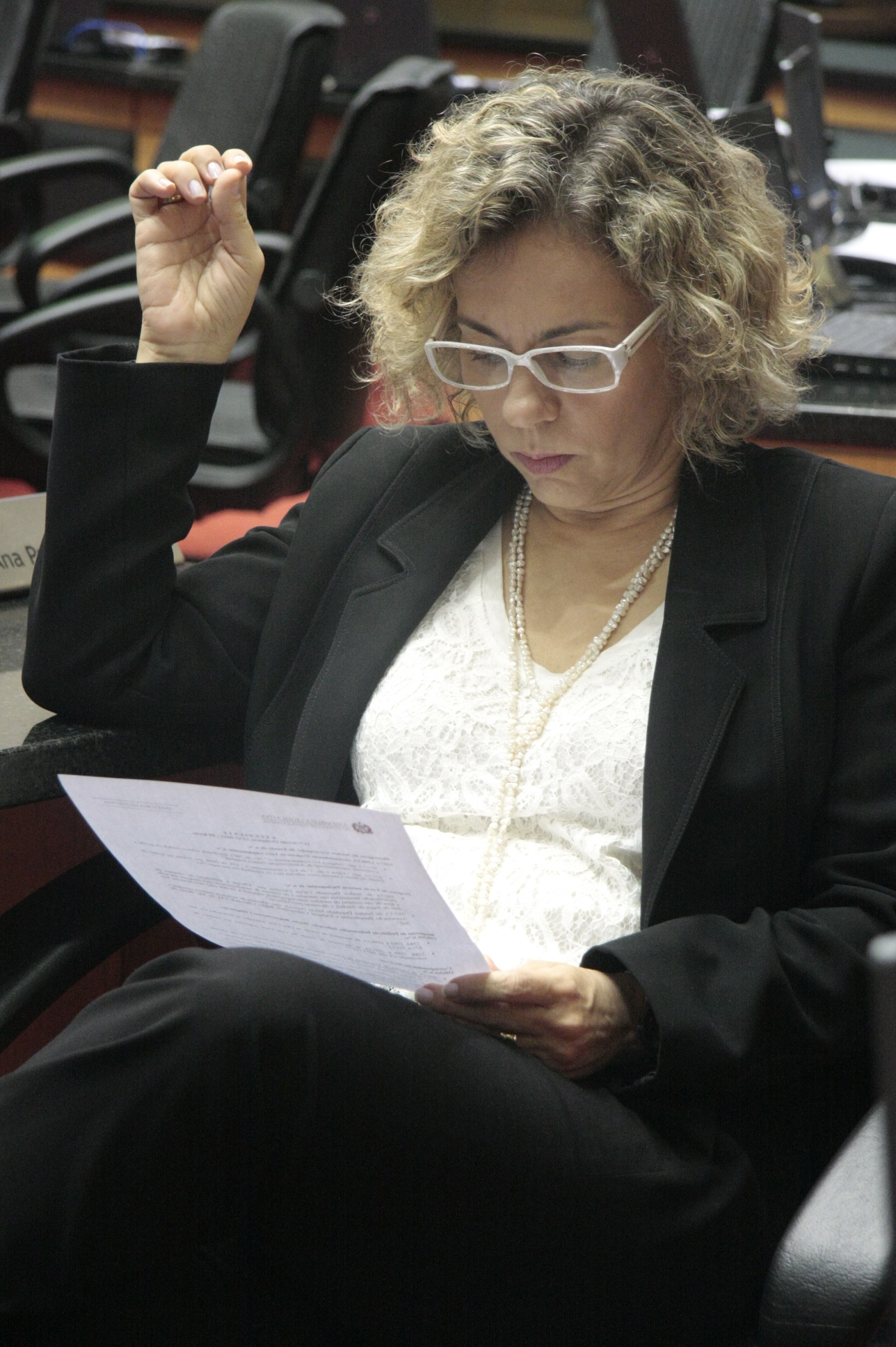 Deputada Ana Paula (PT). Sessão Ordinária. Foto: Fábio Queiroz / Agência AL