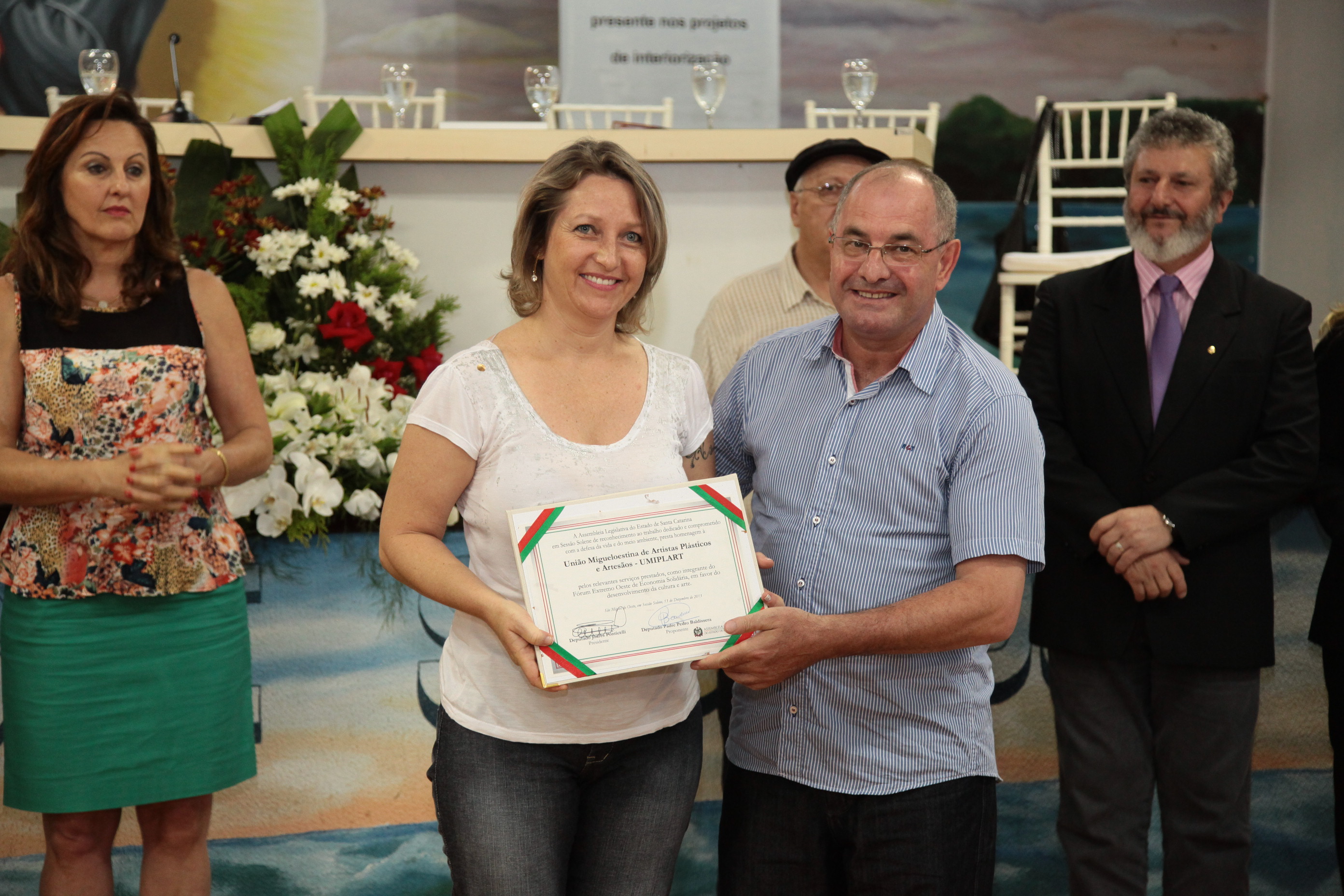 Sessão Solene pela Vida e pelo Meio Ambiente - São Miguel do Oeste/SC. Foto: Miriam Zomer/Agência AL