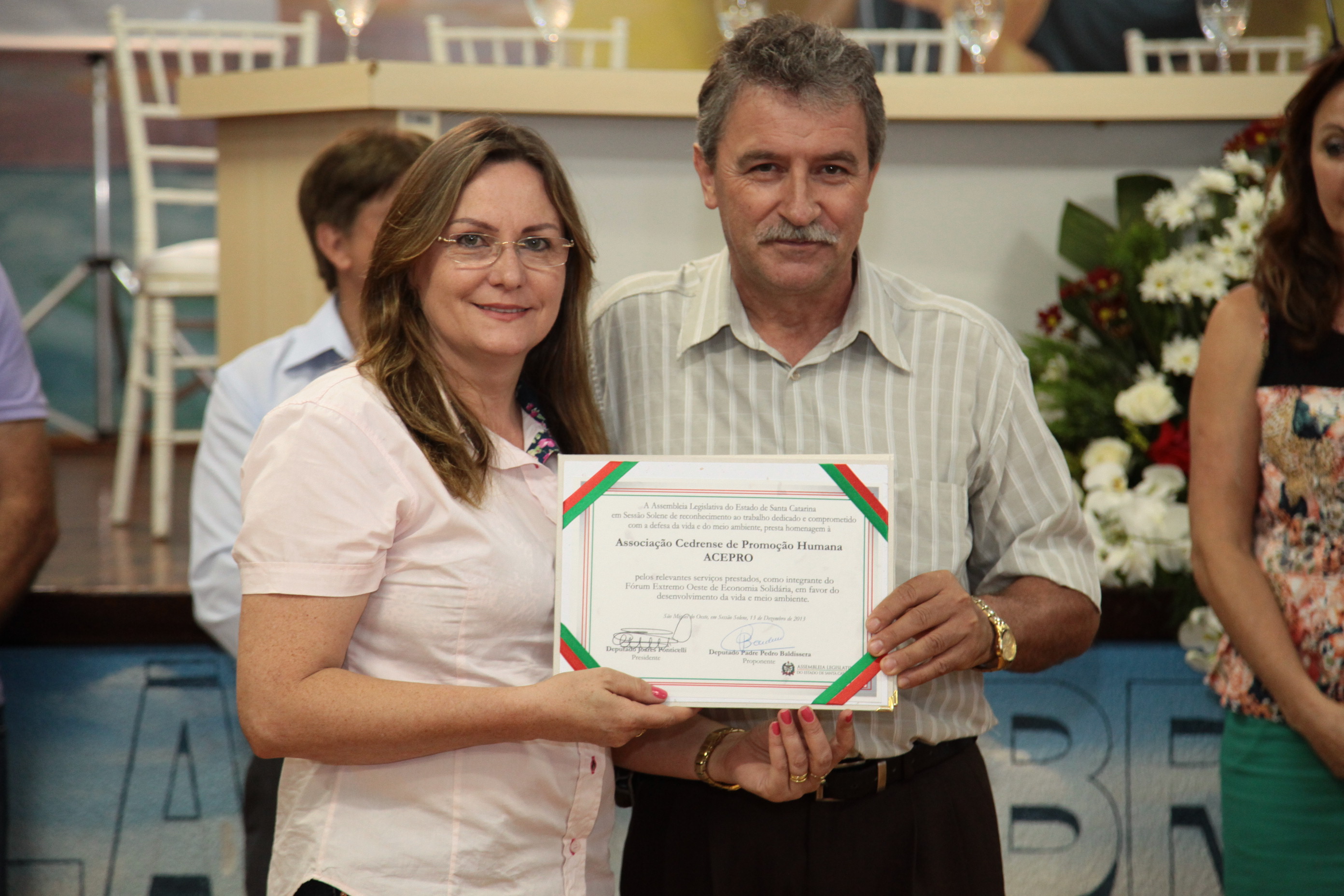 Sessão Solene pela Vida e pelo Meio Ambiente - São Miguel do Oeste/SC. Foto: Miriam Zomer/Agência AL
