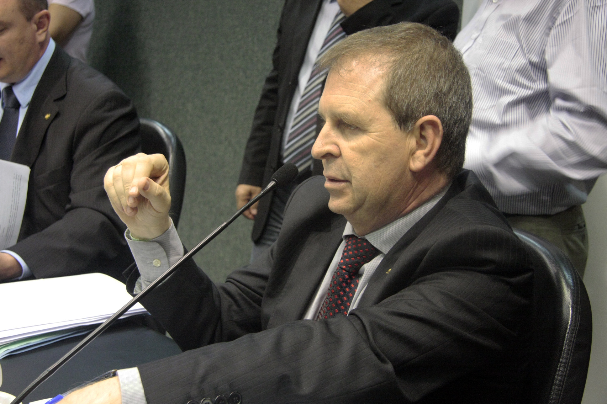 Deputado Maurício Eskudlark (PSD). Comissão de Constituição e Justiça. Foto: Leonardo Gonçalves / Agência AL
