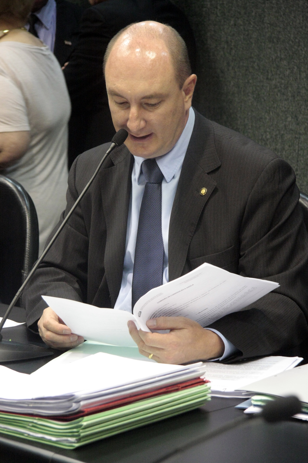 Deputado Mauro de Nadal (PMDB). Comissão de Constituição e Justiça. Foto: Leonardo Gonçalves / Agência AL