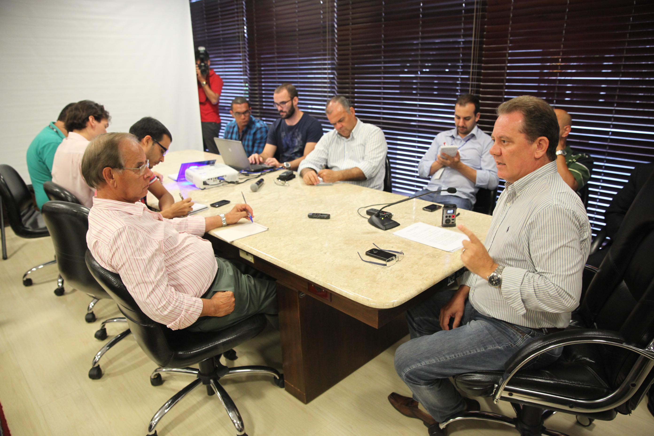 Coletiva - Presidência - Lucas Gabriel Diniz / Agência AL