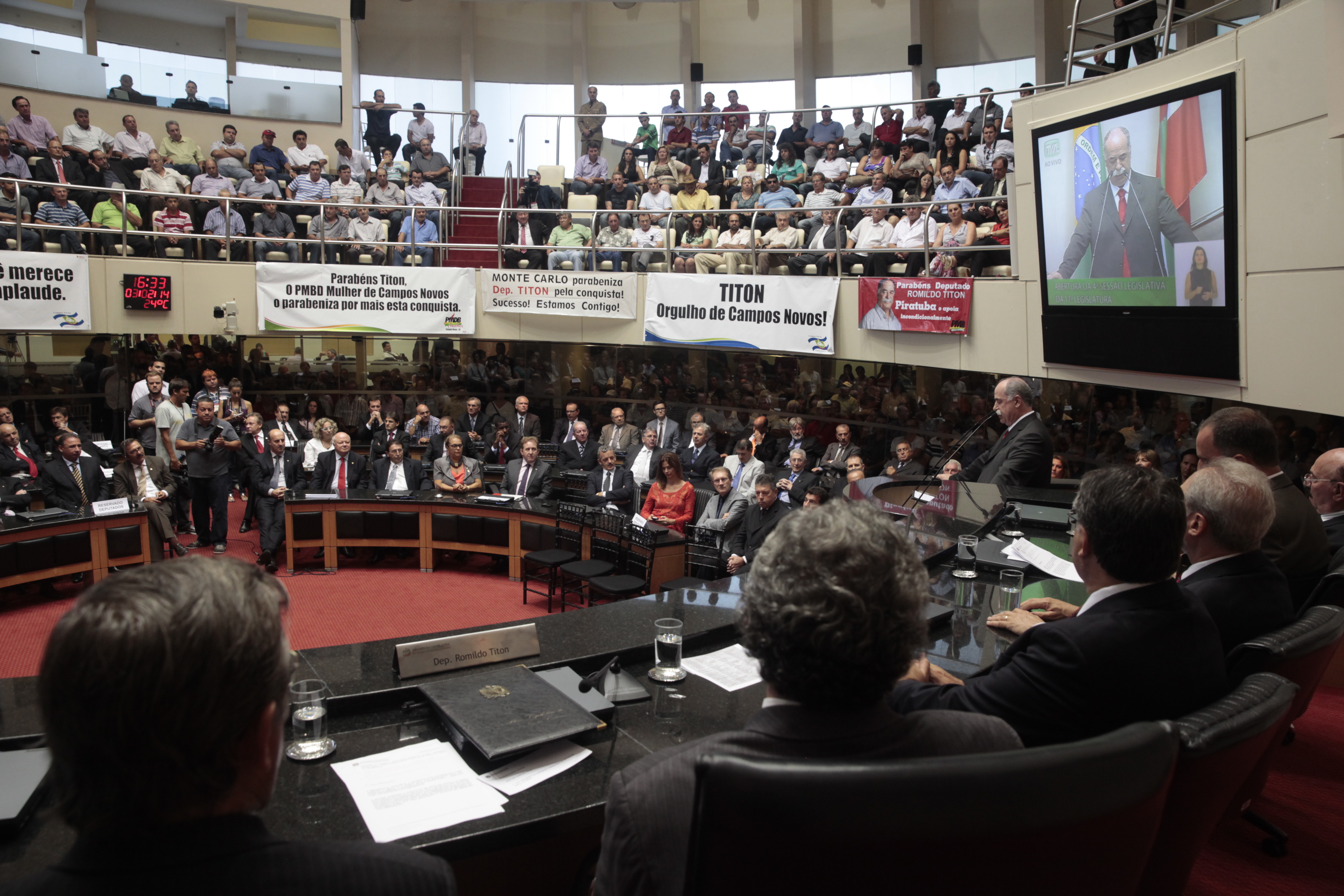 Abertura da 4ª Sessão Legislativa da 17ª Legislatura - Foto: Carlos Kilian / Agência AL