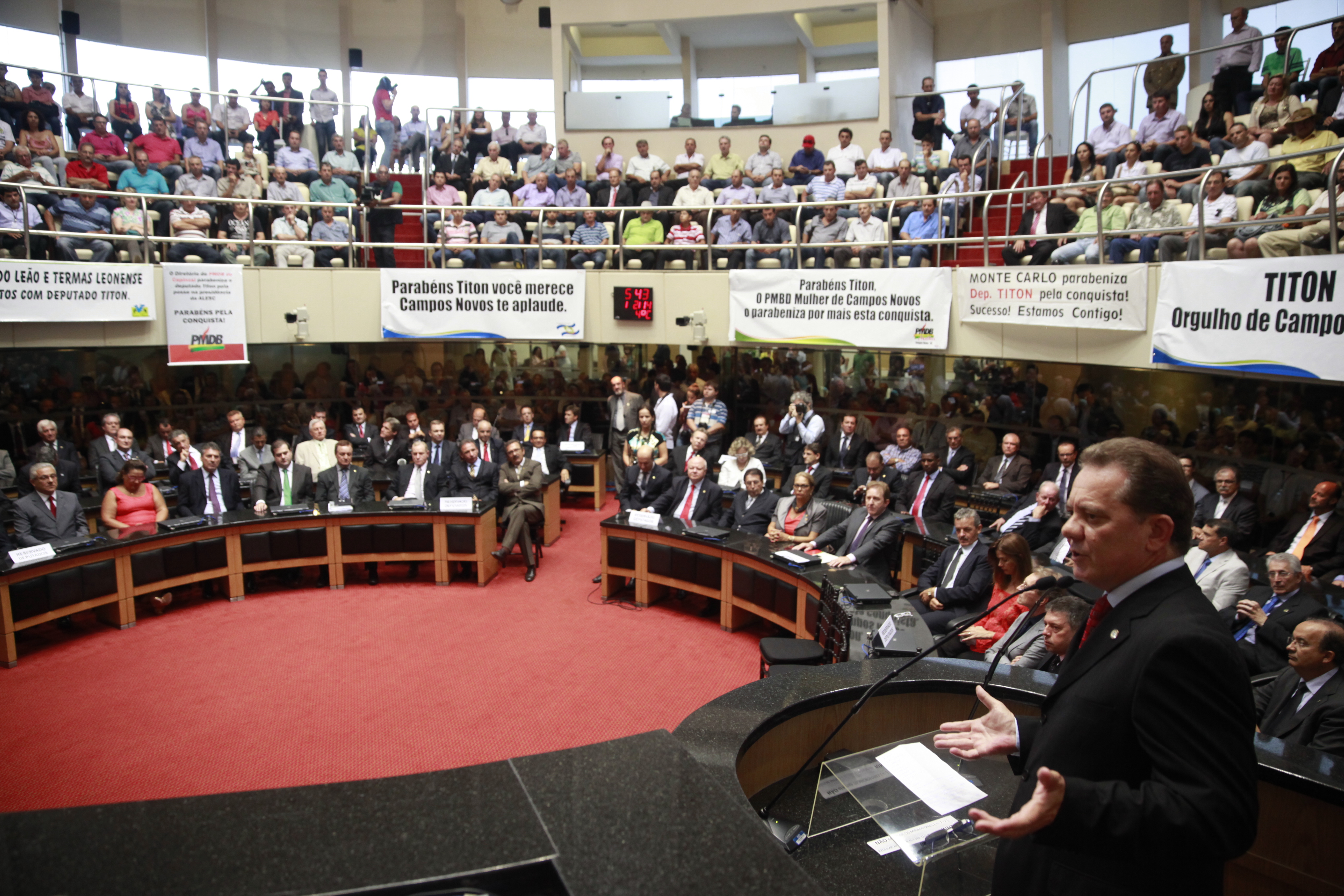 Abertura da 4ª Sessão Legislativa da 17ª Legislatura - Foto: Carlos Kilian / Agência AL