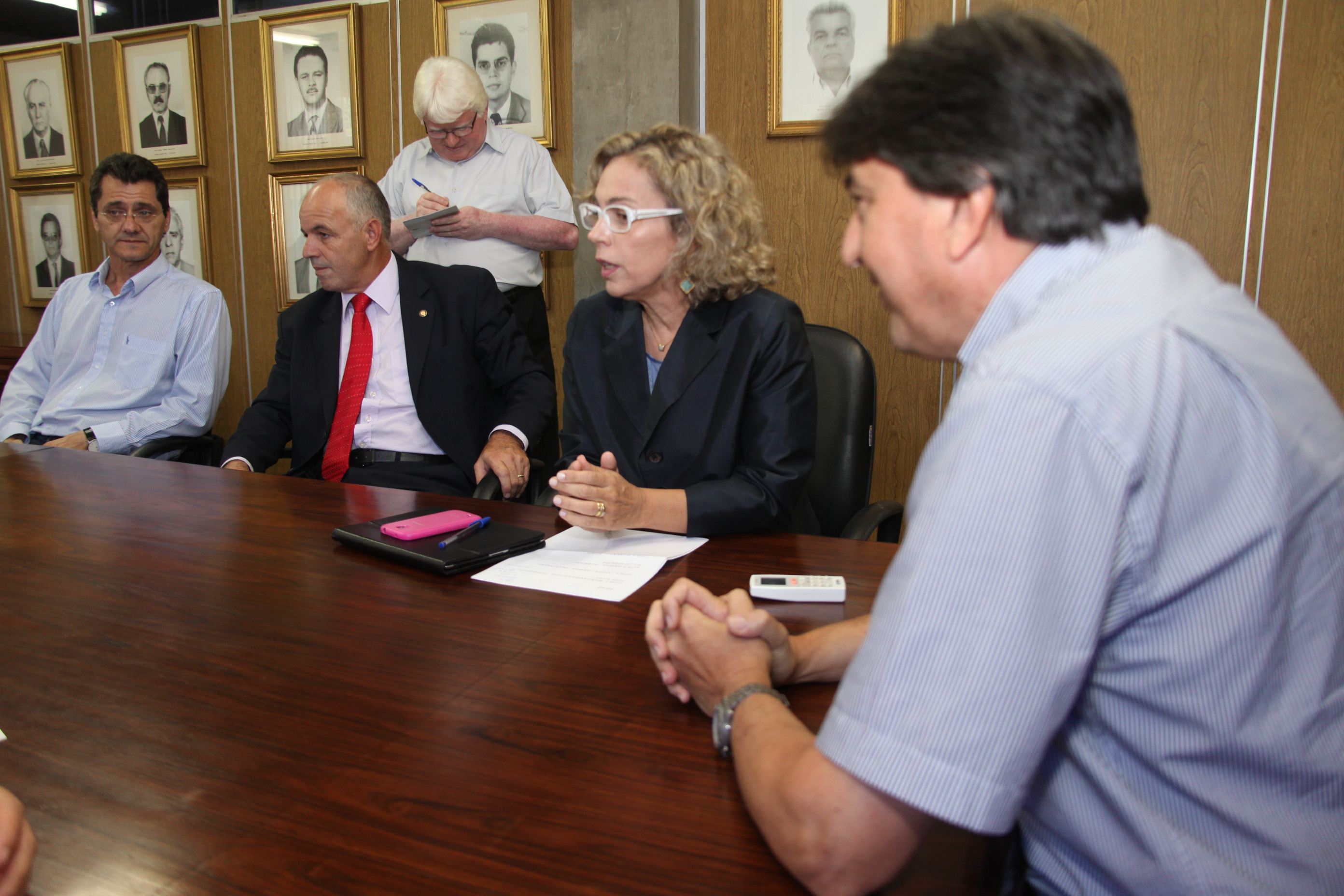 Reunião no DNIT para tratar da duplicação da BR 470. Foto: Fábio Queiroz / Agência AL