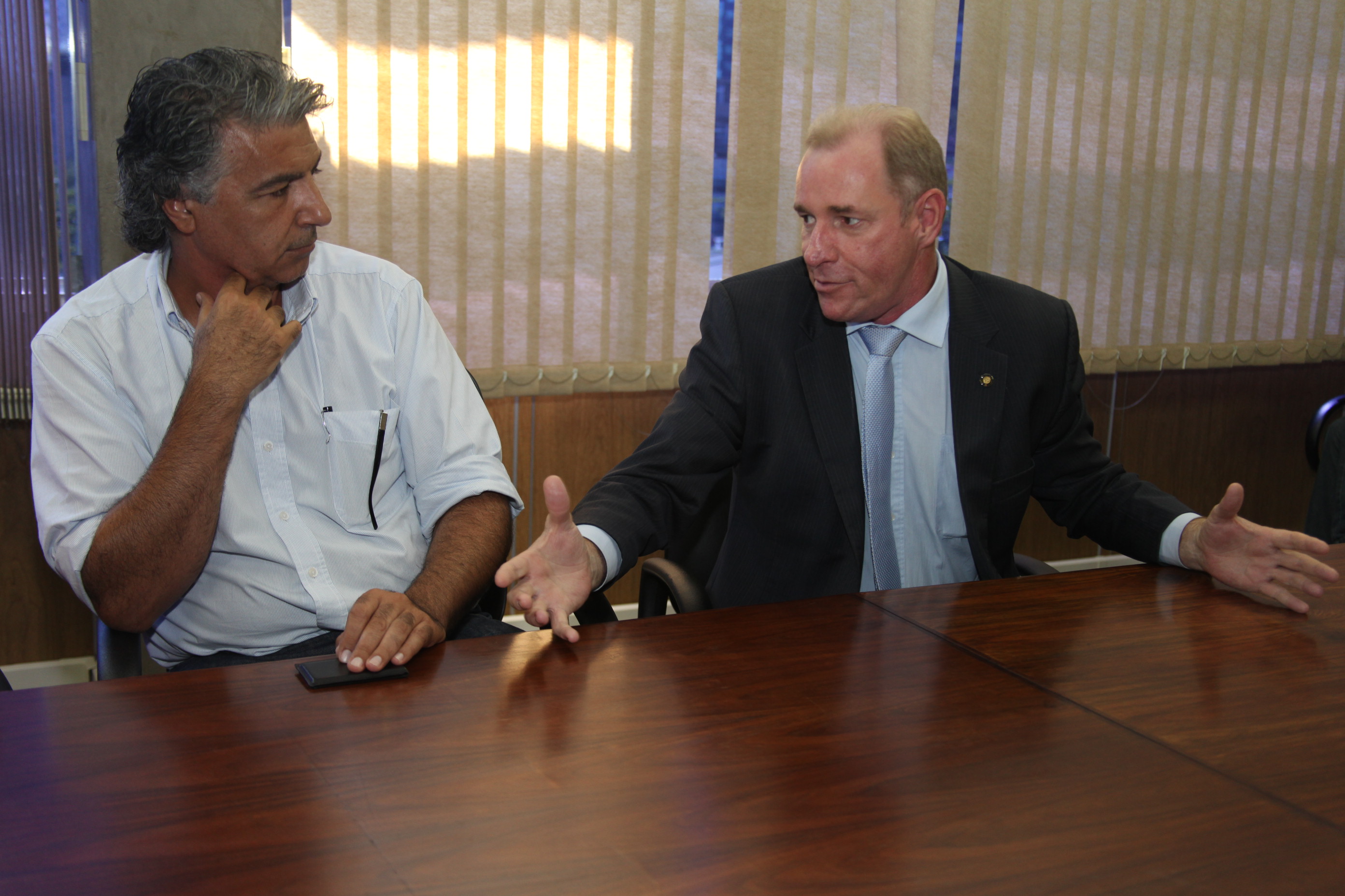 Reunião no DNIT para tratar da duplicação da BR 470. Foto: Fábio Queiroz / Agência AL