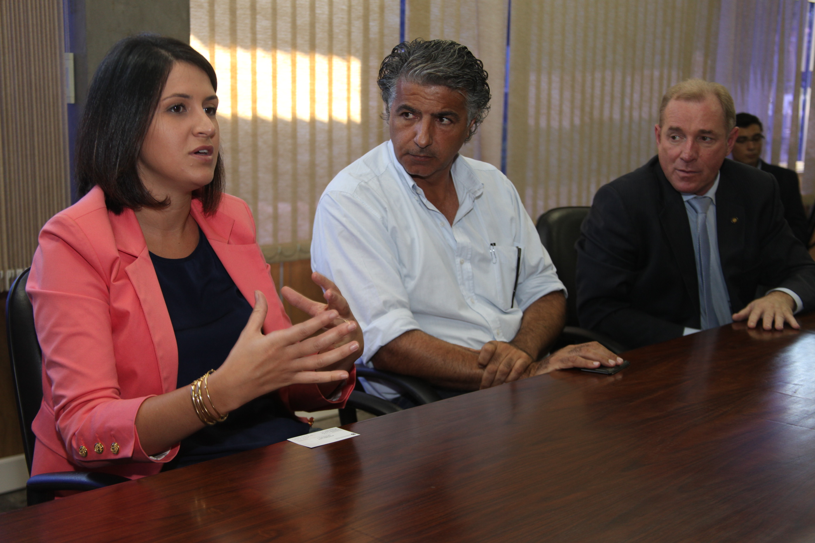 Reunião no DNIT para tratar da duplicação da BR 470. Foto: Fábio Queiroz / Agência AL