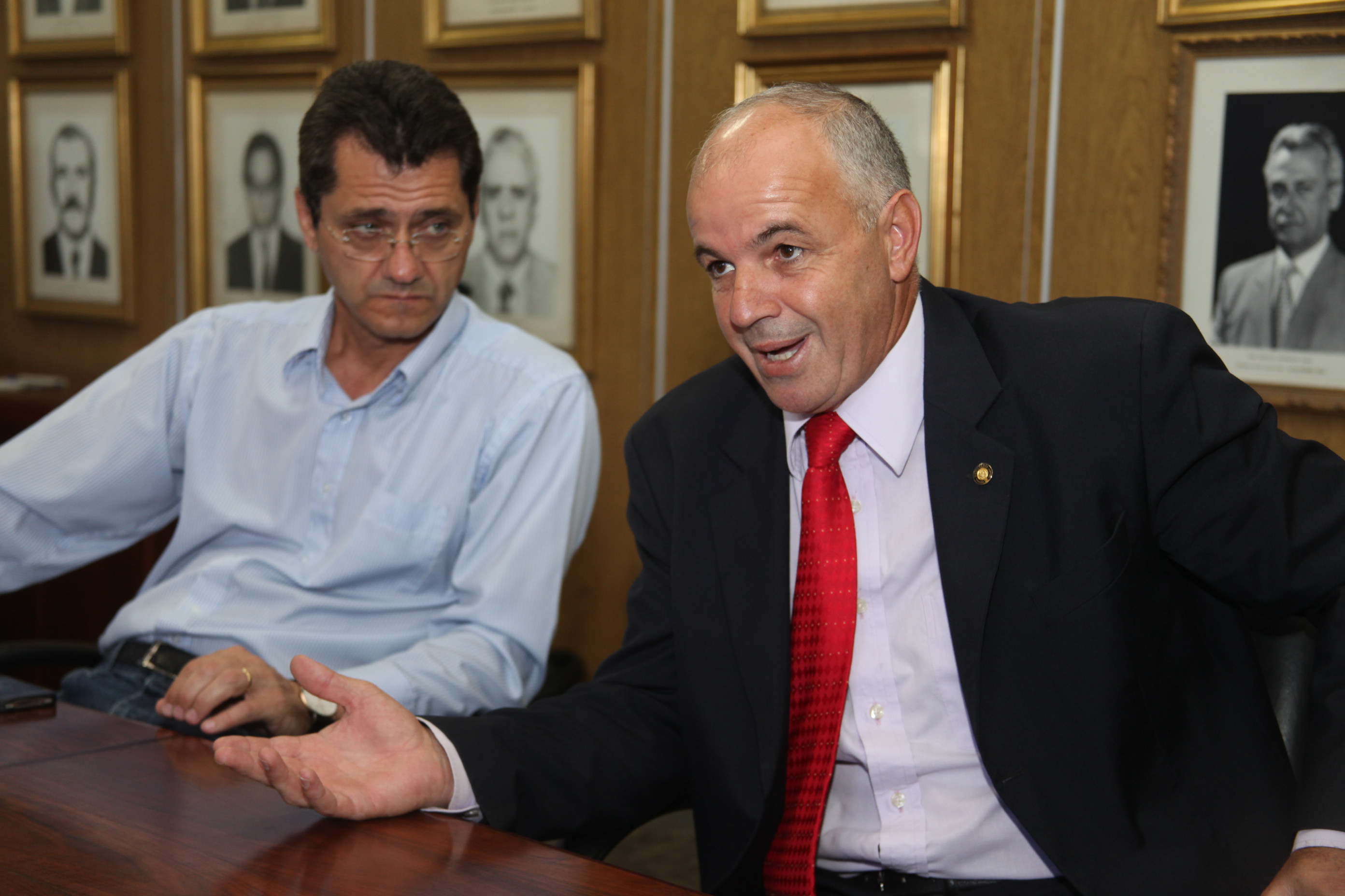 Reunião no DNIT para tratar da duplicação da BR 470. Foto: Fábio Queiroz / Agência AL