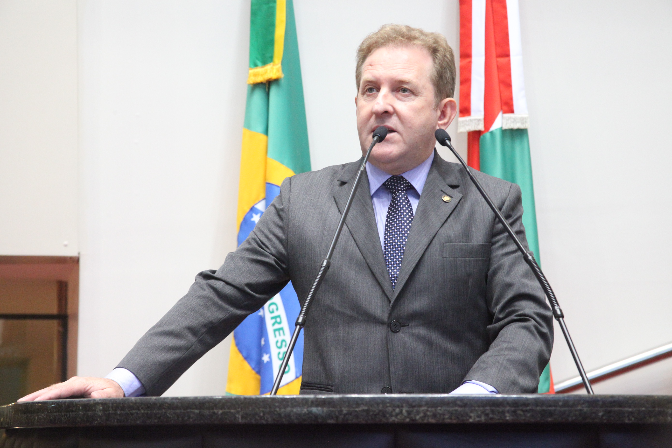 Deputado Valmir Comin (PP). Sessão Ordinária. Foto: Fábio Queiroz / Agência AL