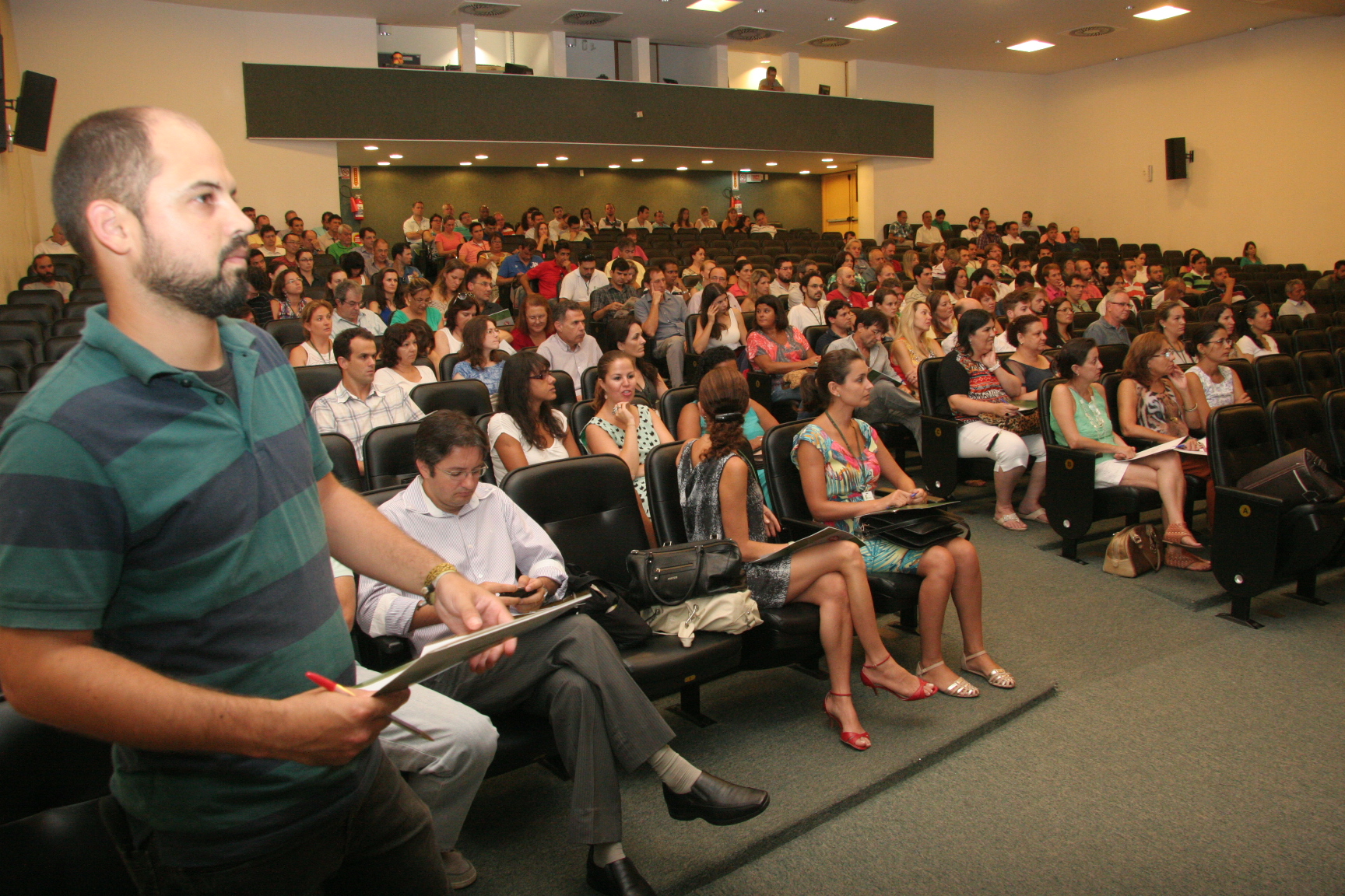 Palestra de capacitação sobre inclusão social aos servidores do IFSC. Foto: Eduardo Guedes de Oliveira / Agência AL
