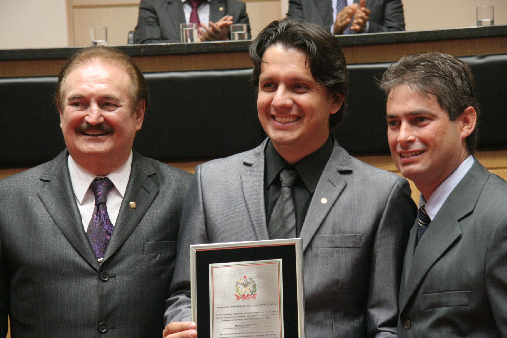 Pastor Ricardo Bonfanti. Sessão  Especial em Homenagem à Igreja do Evangelho Quadrangular. Foto: Eduardo Guedes de Oliveira/Agência AL