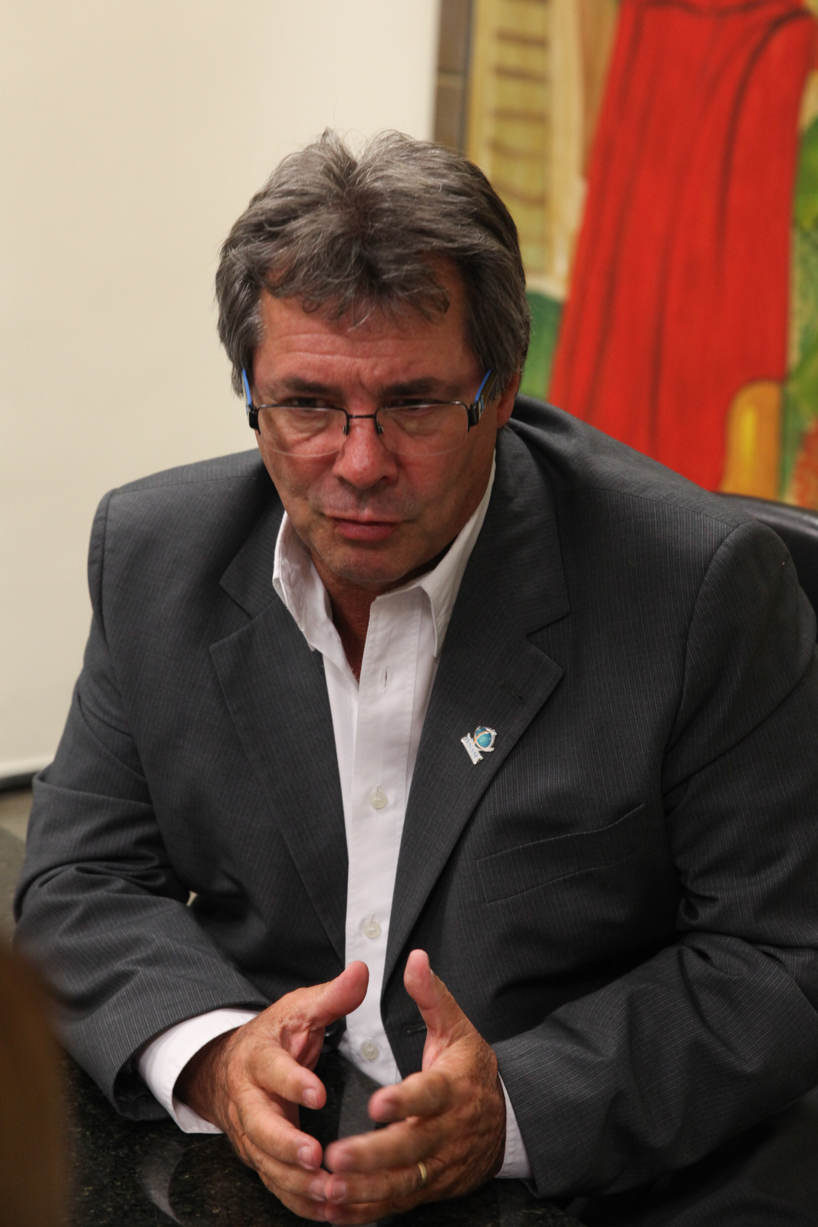 Entrevista Programa Mais Médicos - Dr. Vânio Cardoso Lisboa - Tesoureiro do SIMESC e Diretor Jurídico da FENAM - Foto: Juliana Stadnik / Agência AL