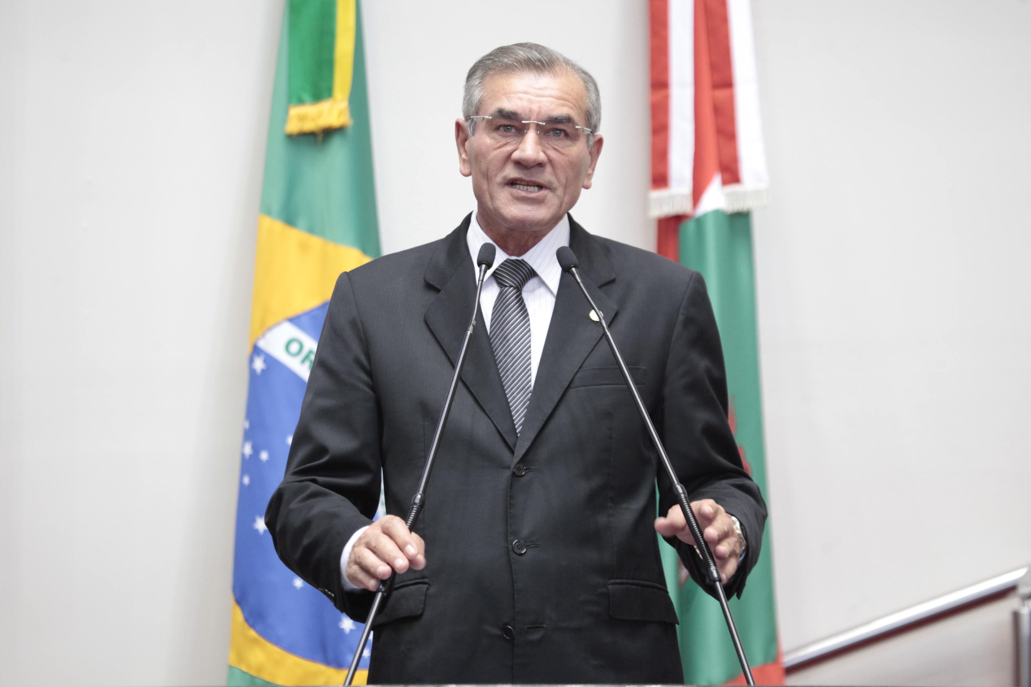 Sessão Ordinária - Plenário Osni Régis. Deputado Silvio Dreveck (PP)  Fotos: Carlos Kilian/Agência AL