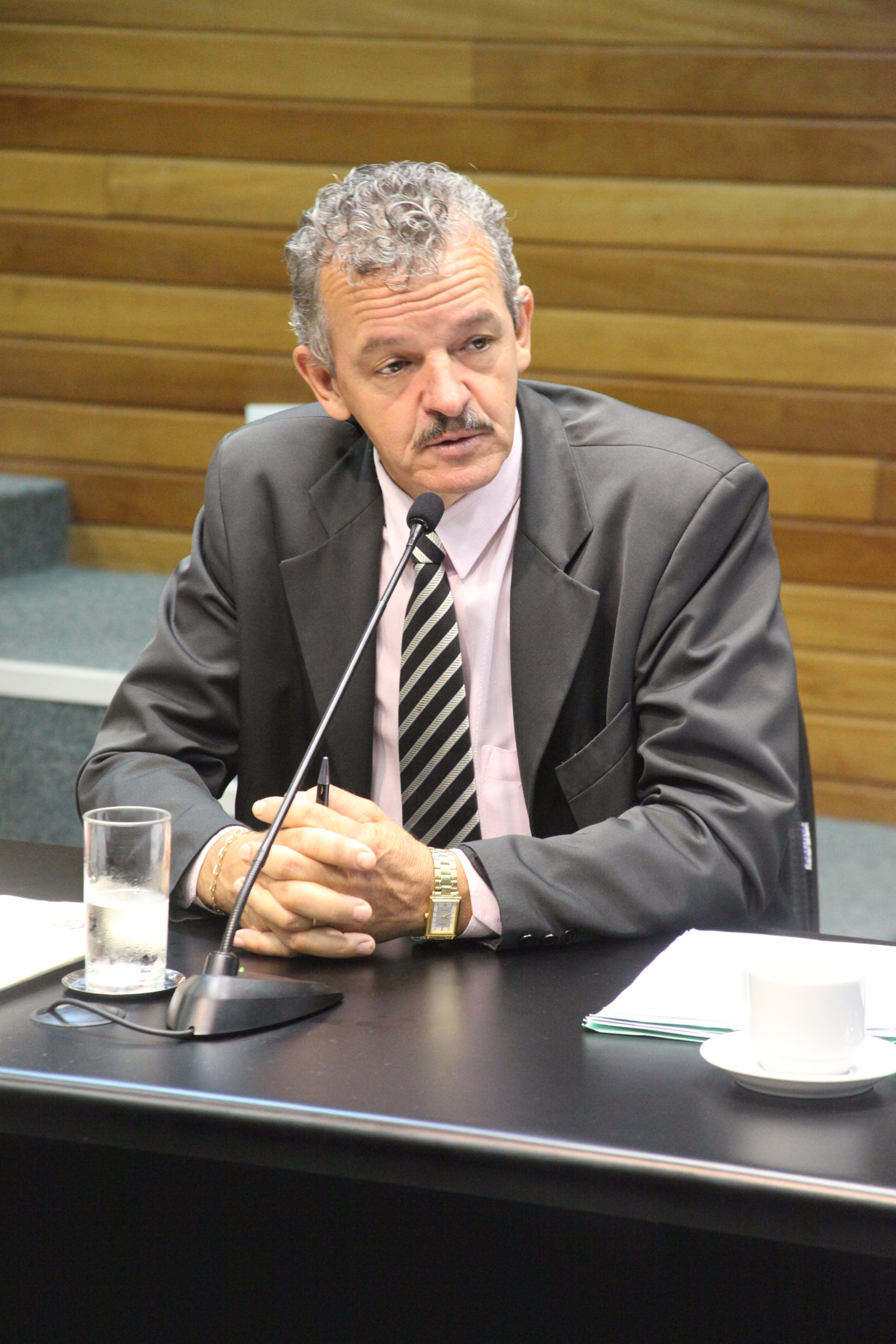 Deputado Dirceu Dresch (PT). Reunião da Comissão de Finanças e Tributação. Foto: Fábio Queiroz / Agência AL