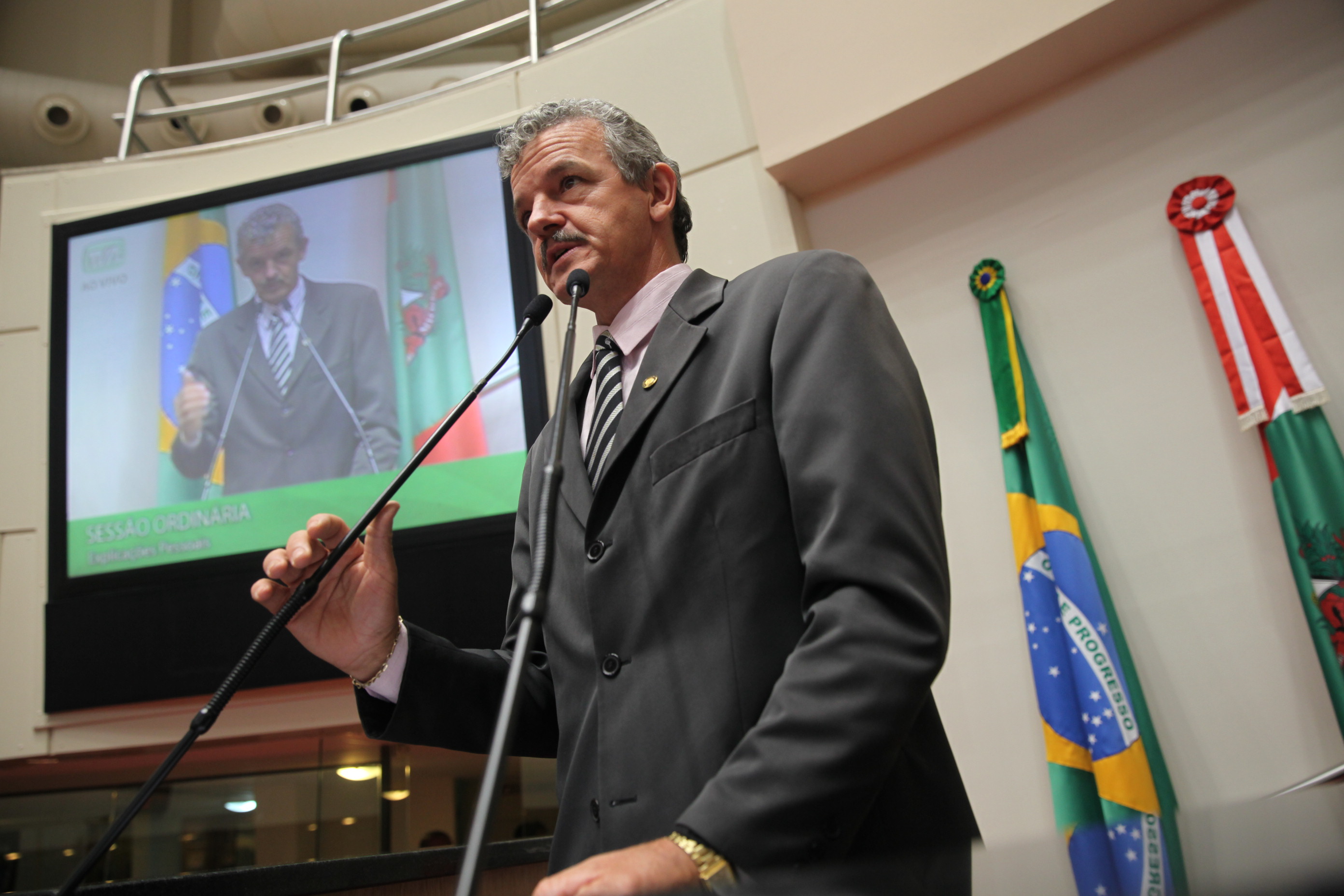 Sessão Plenária - Dep. Dirceu Dresch - Foto: Lucas Gabriel Diniz / Agência AL