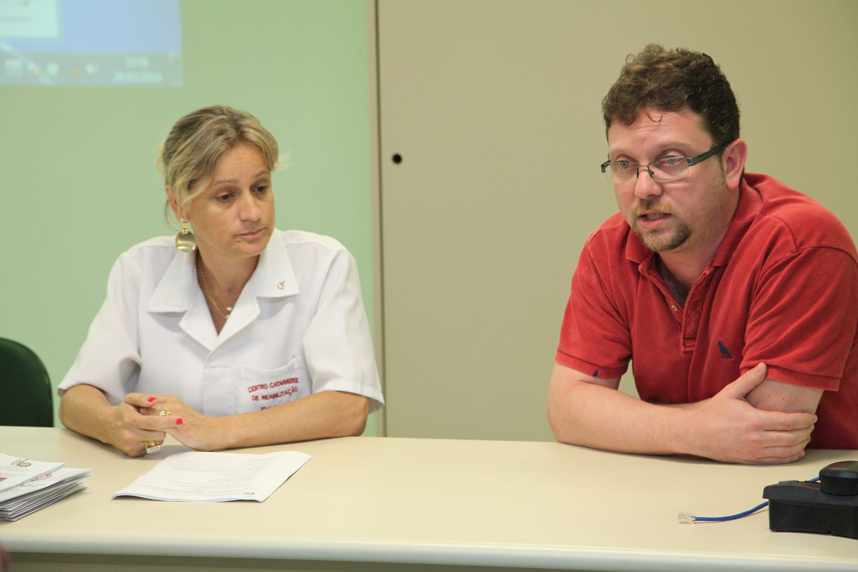 Visita da Comissão de Saúde ao Centro Catarinense de Reabilitação - Foto: Solon Soares / Agência AL