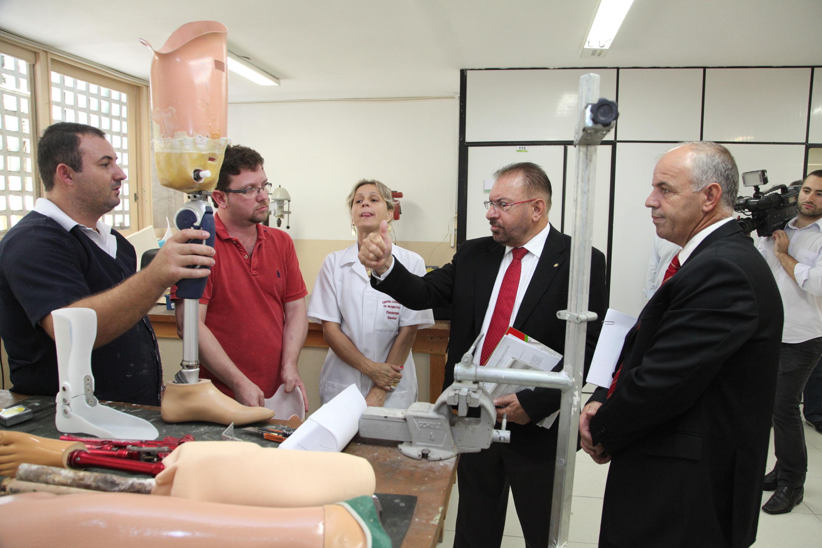 Visita da Comissão de Saúde ao Centro Catarinense de Reabilitação - Foto: Solon Soares / Agência AL