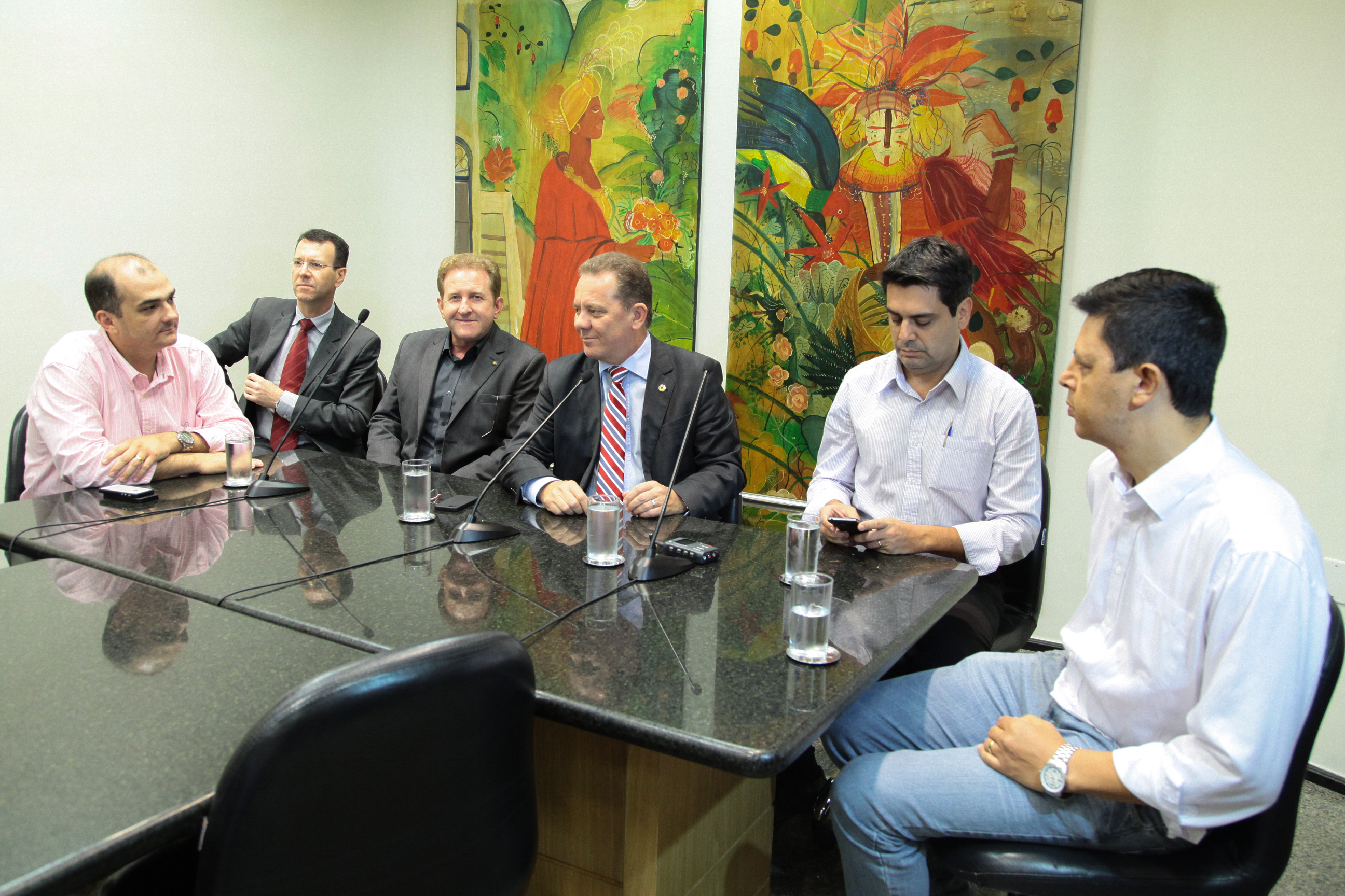 Coletiva do Presidente em Exercício Dep. Joares Ponticelli - Foto: Juliana Stadnik / Agência AL