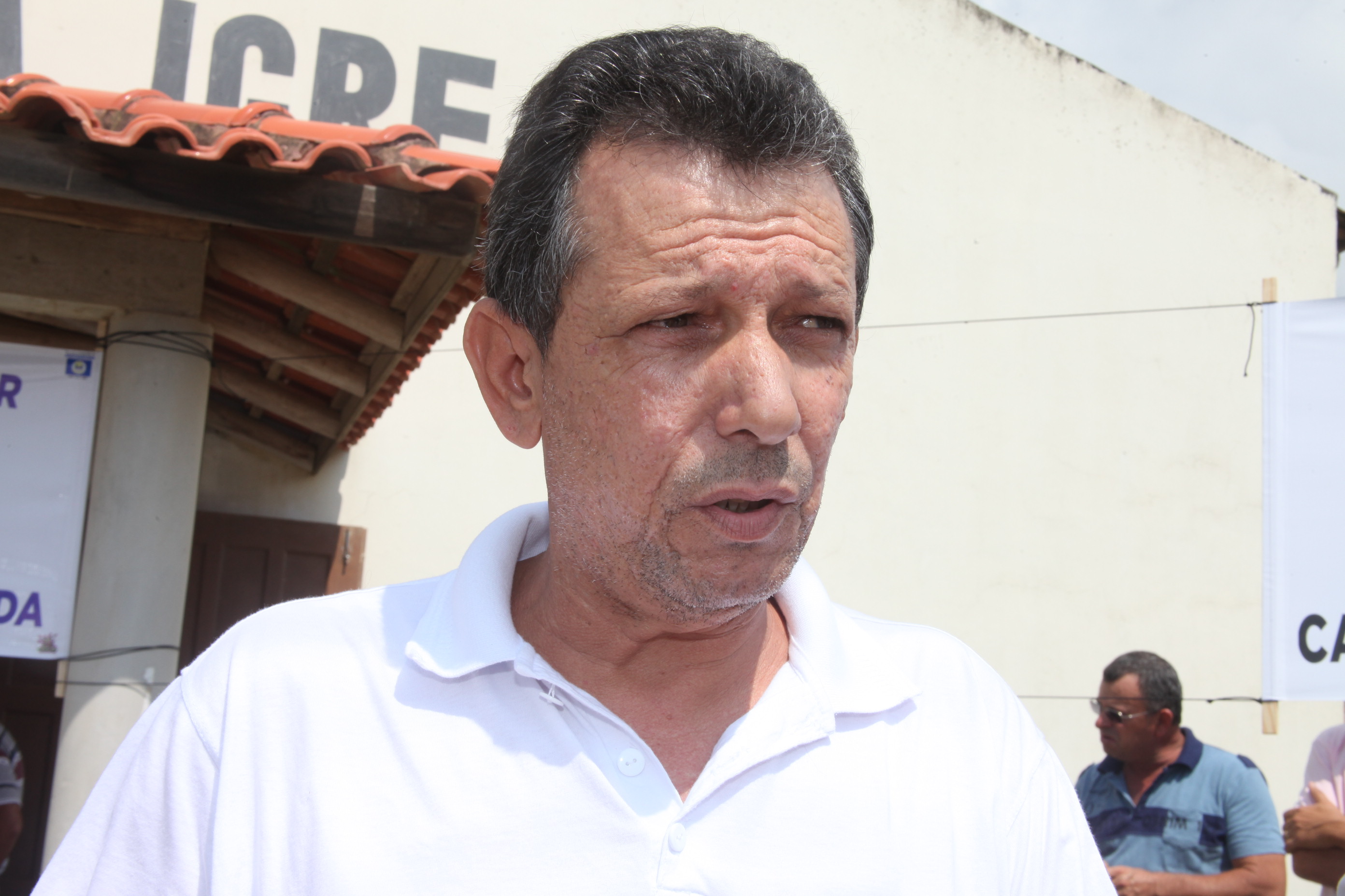 Assinatura da ordem de serviço para asfaltamento do trecho que liga à BR 101 o distrito Balneário Campo Bom em Jaguaruna SC. Foto: Fábio Queiroz / Agência AL