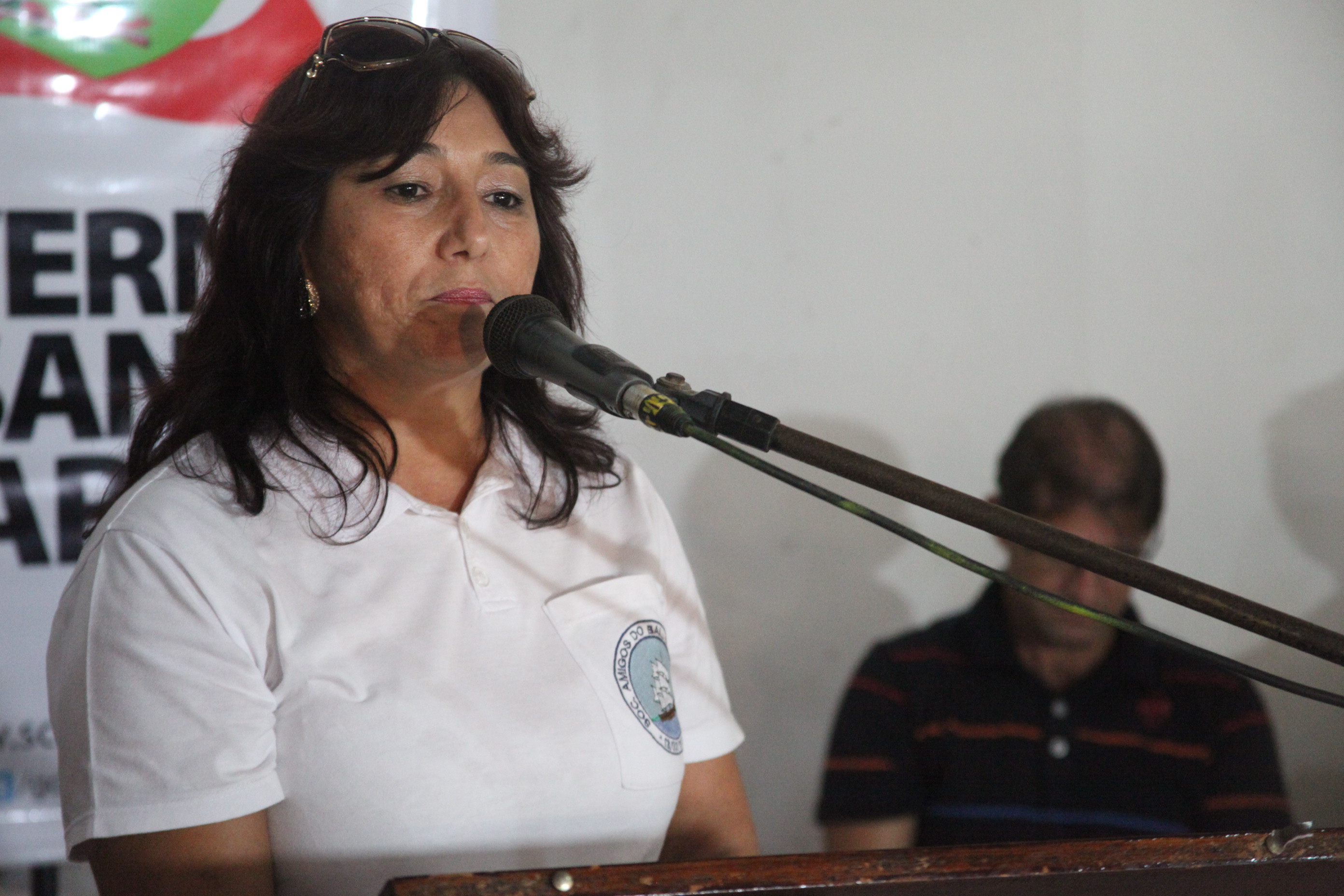 Assinatura da ordem de serviço para asfaltamento do trecho que liga à BR 101 o distrito Balneário Campo Bom em Jaguaruna SC. Foto: Fábio Queiroz / Agência AL