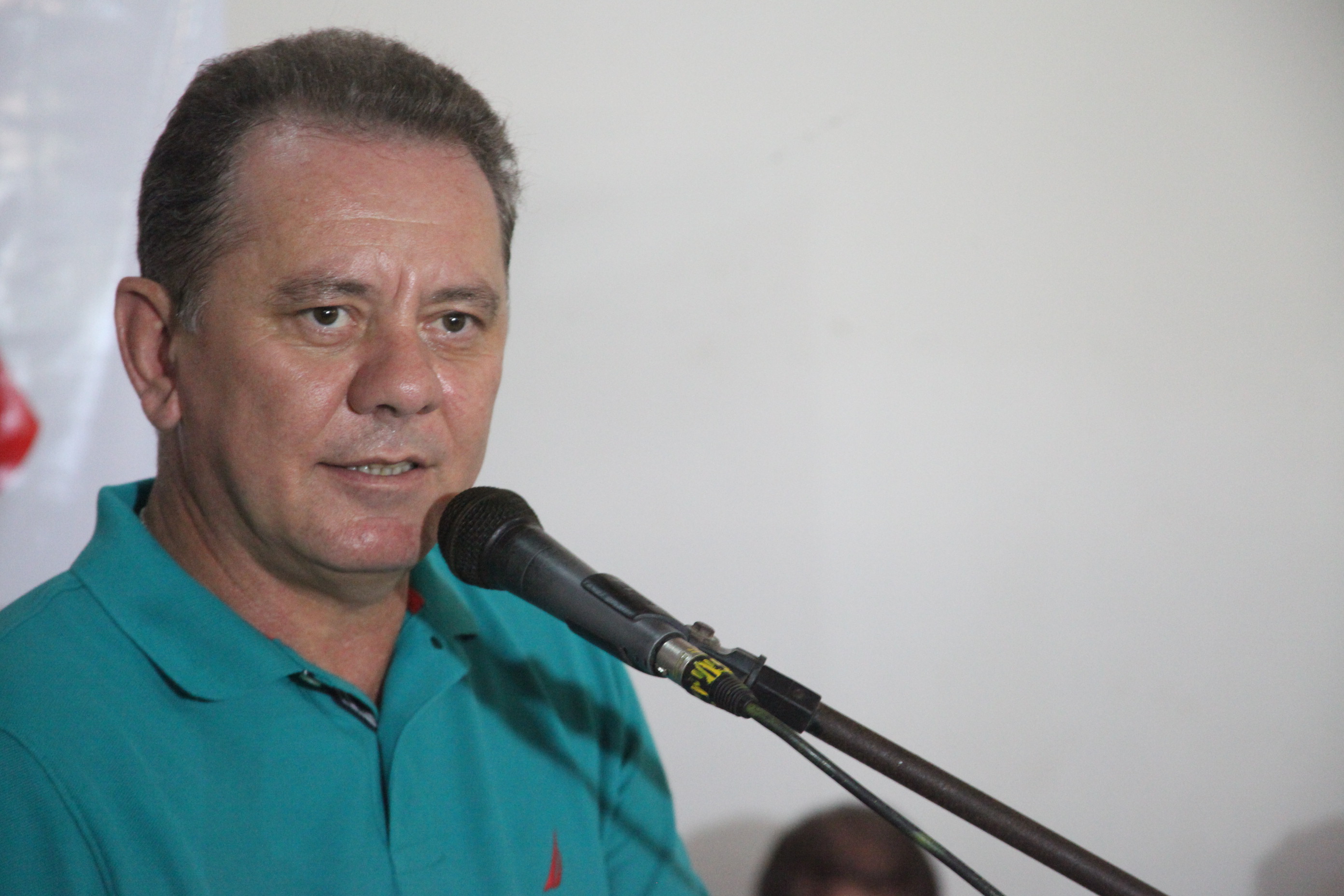 Assinatura da ordem de serviço para asfaltamento do trecho que liga à BR 101 o distrito Balneário Campo Bom em Jaguaruna SC. Foto: Fábio Queiroz / Agência AL