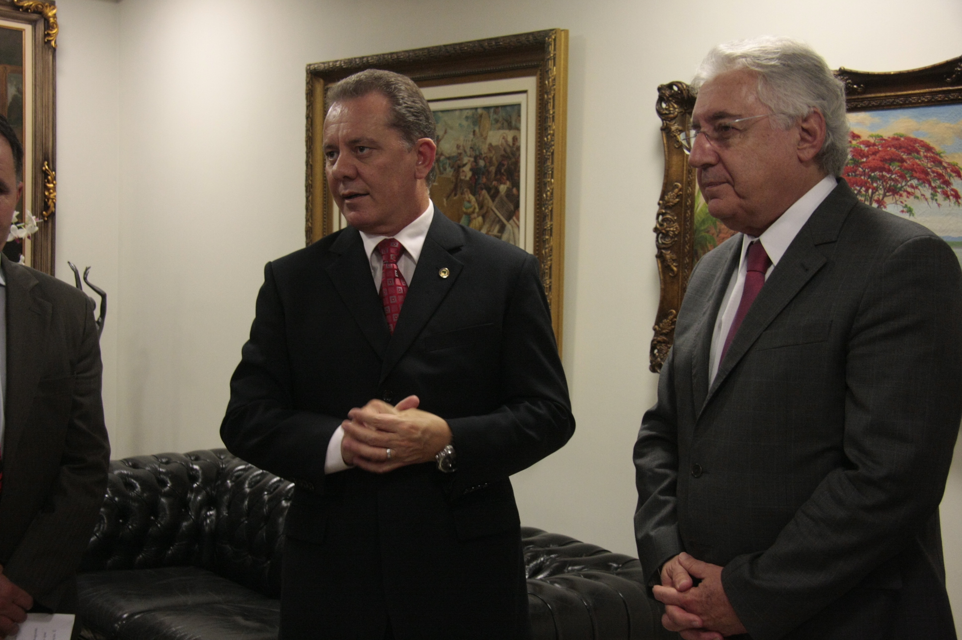 Visita do Ministro Guilherme Afif Domingos - Foto: Eduardo Guedes de Oliveira / Agência AL